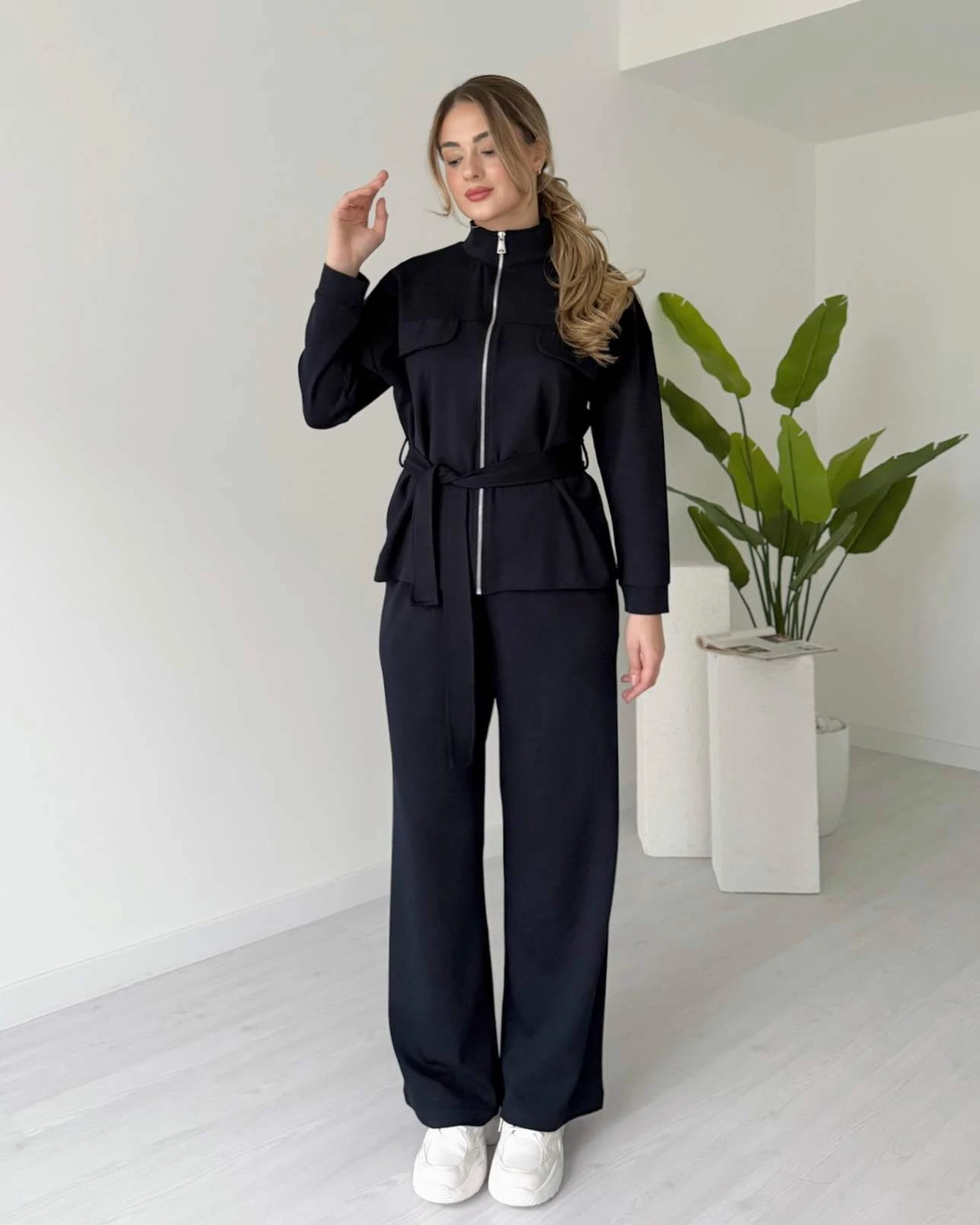 Beli Bağlamalı Modal İkili Takım