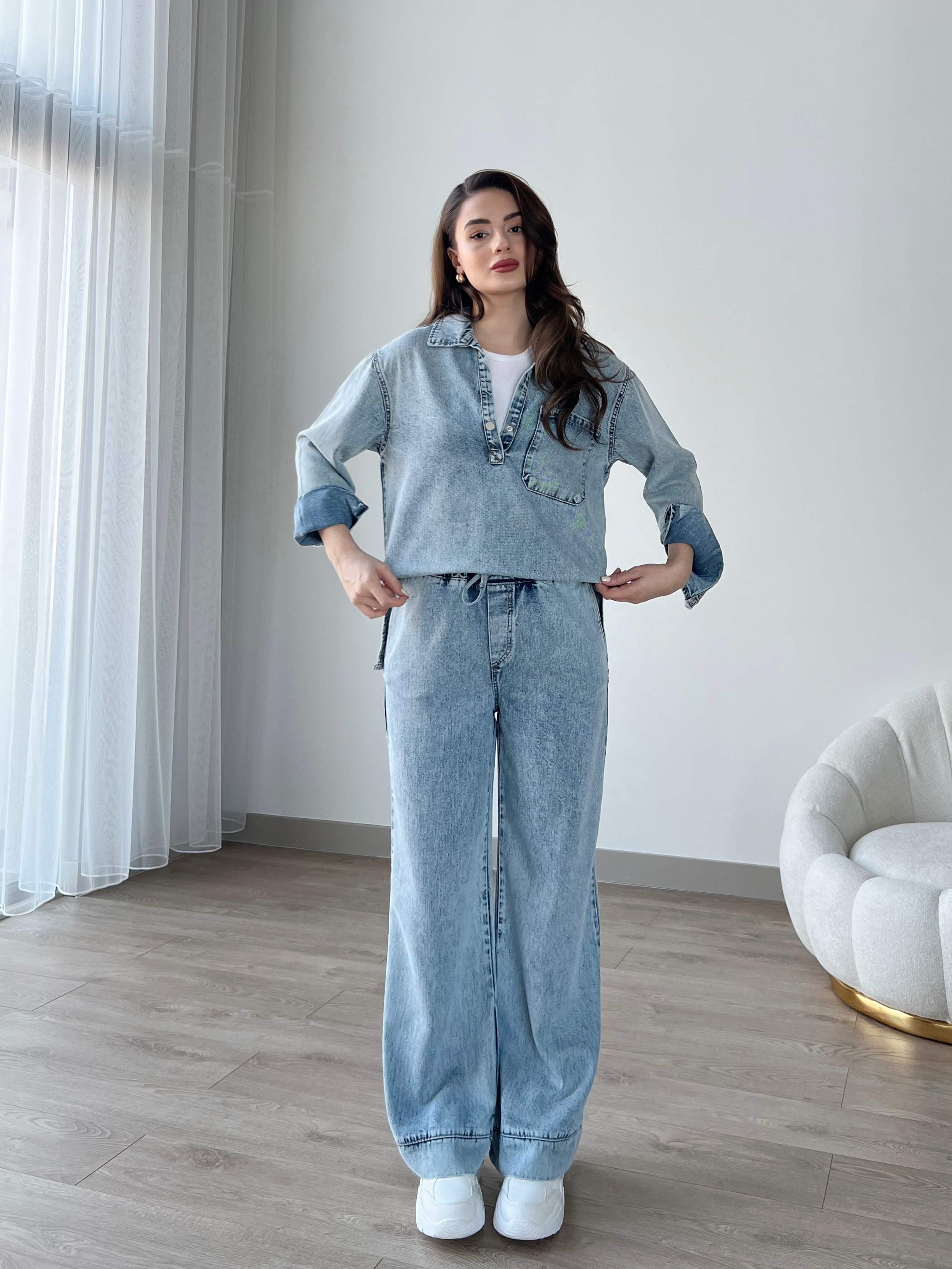 ALICIA İkili Denim Takım