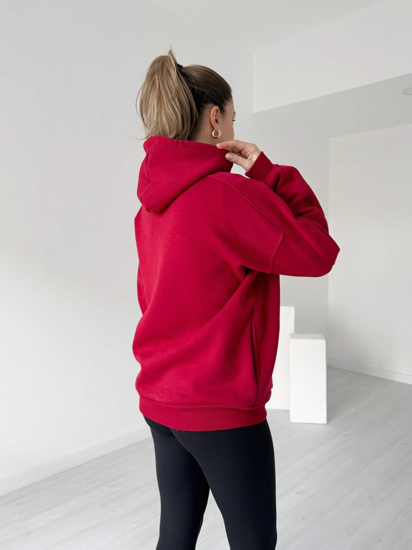 Oversize Kapüşonlu Hoodie
