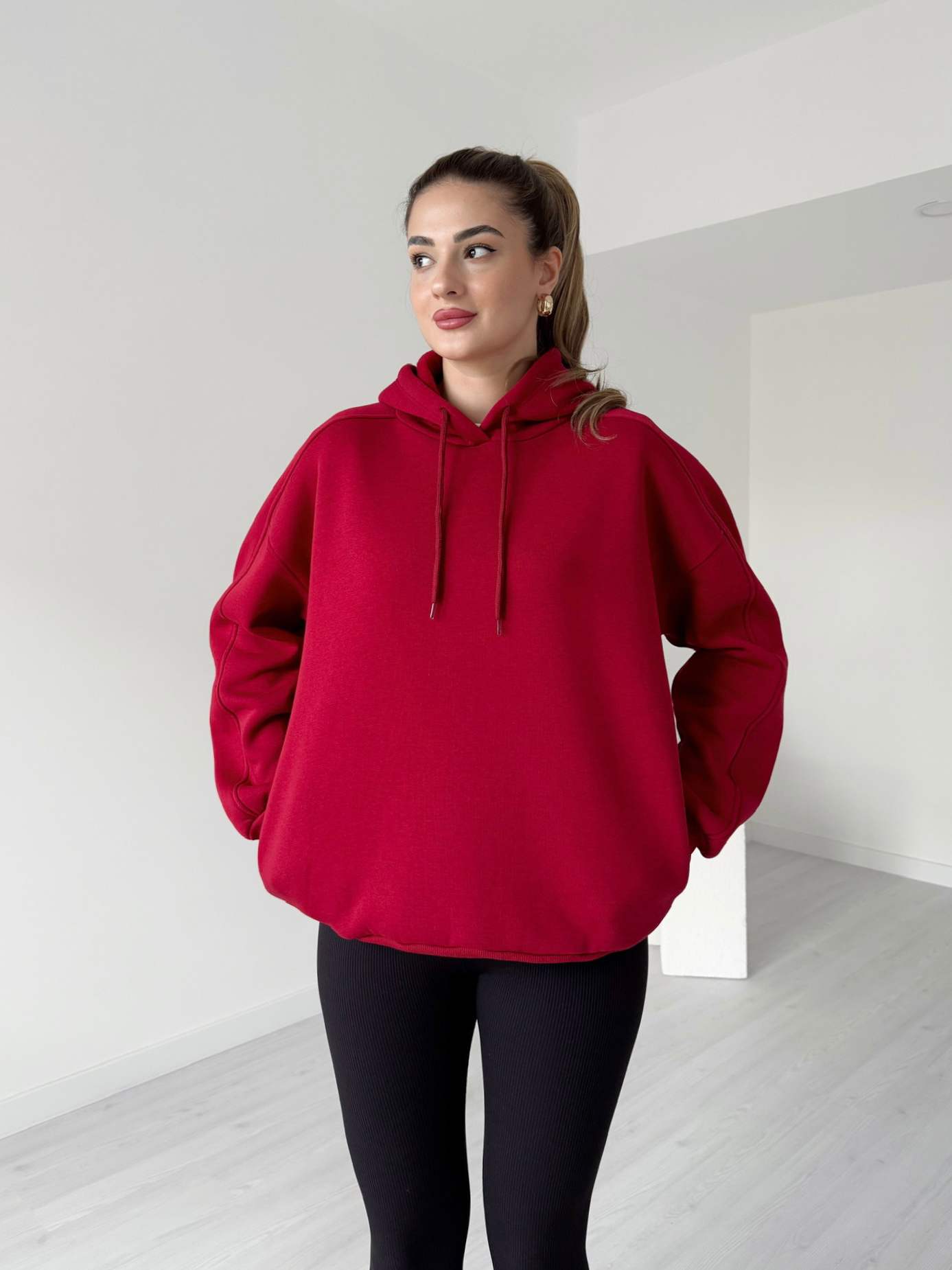 Oversize Kapüşonlu Hoodie