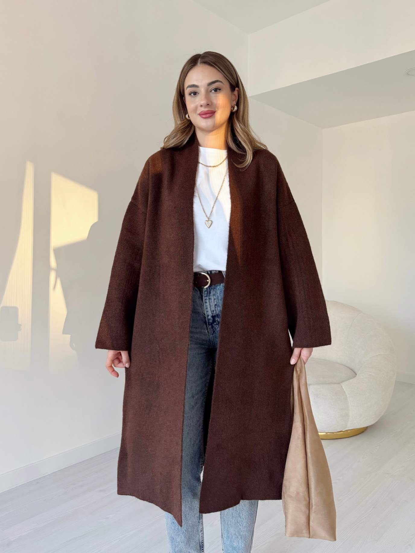 Premium Uzun Triko Hırka