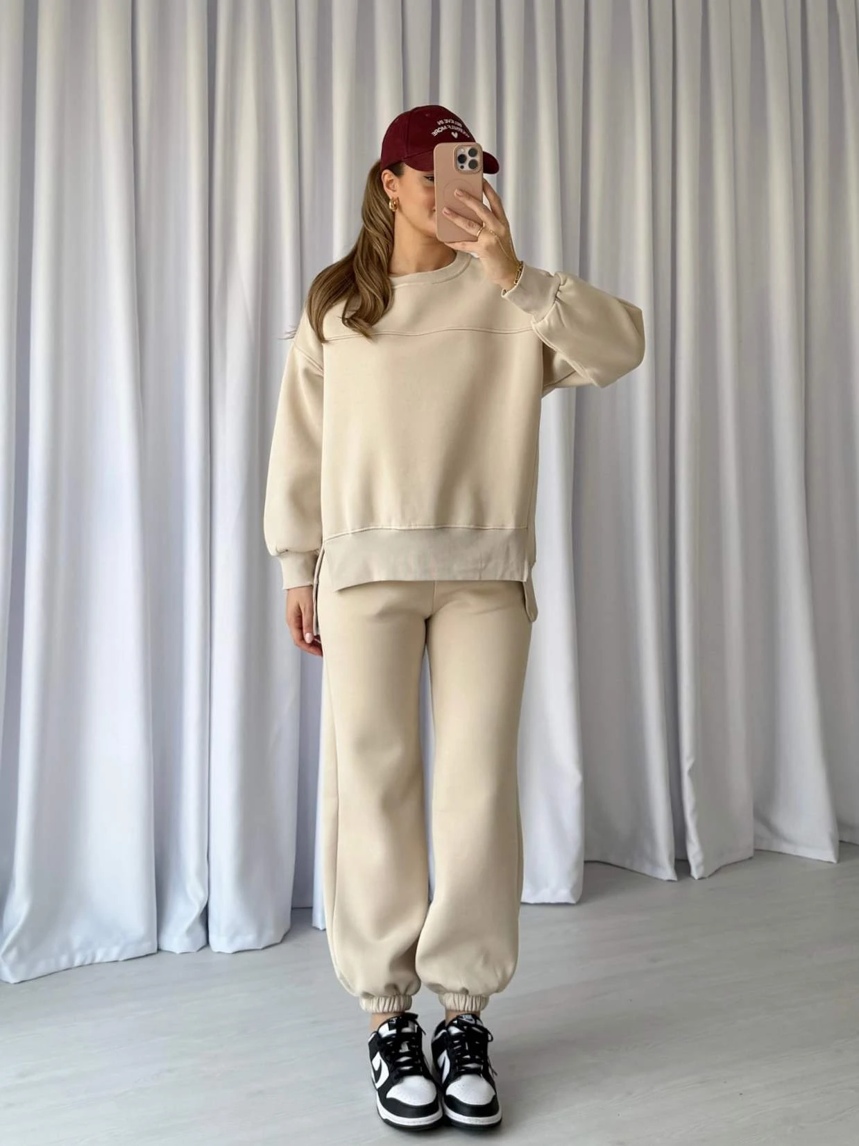 Üç İplik Şardonlu Eşofman Takımı