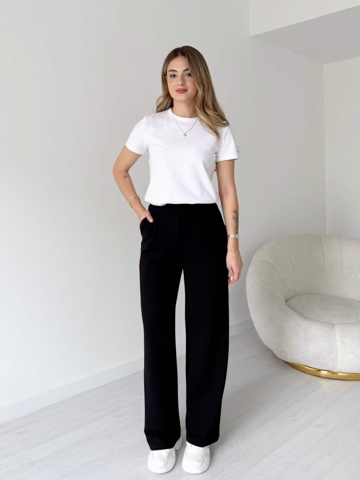 Cırtlı Palazzo Pantolon