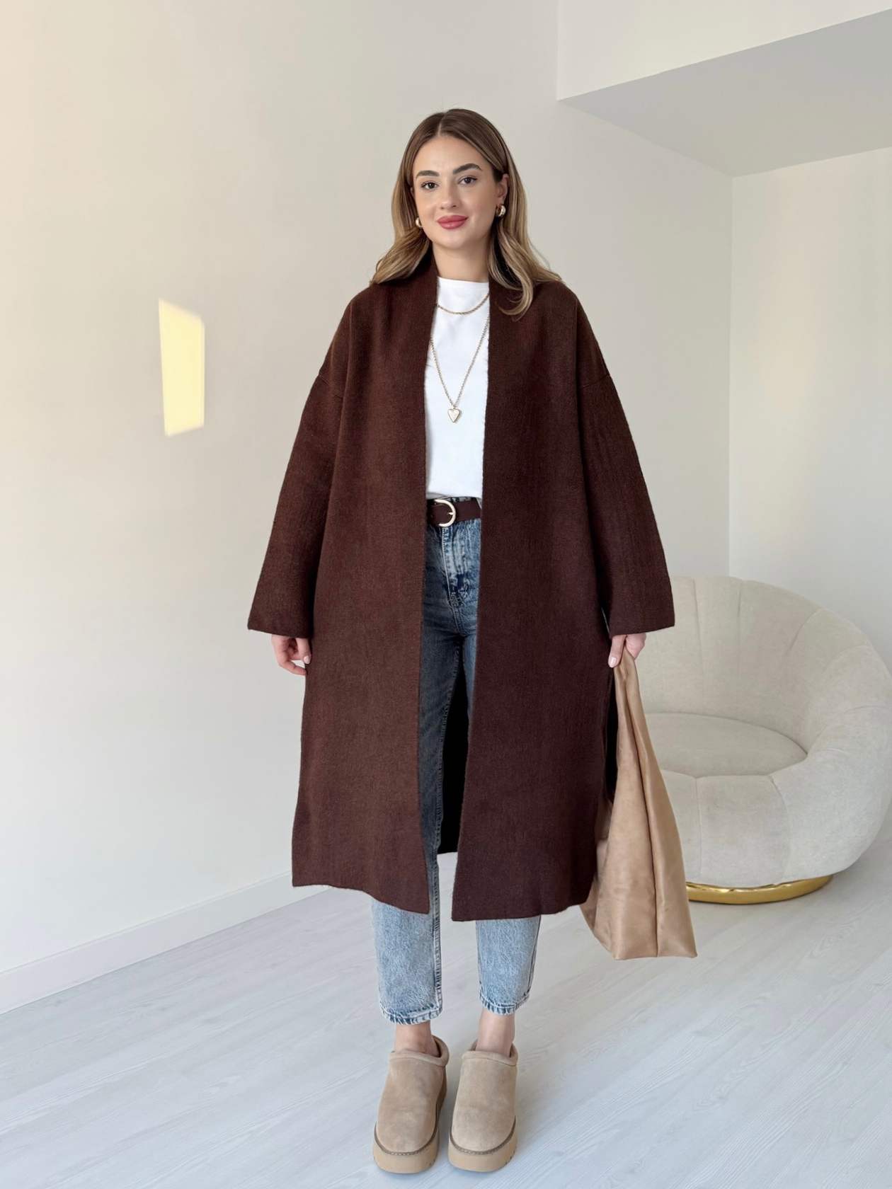 Premium Uzun Triko Hırka