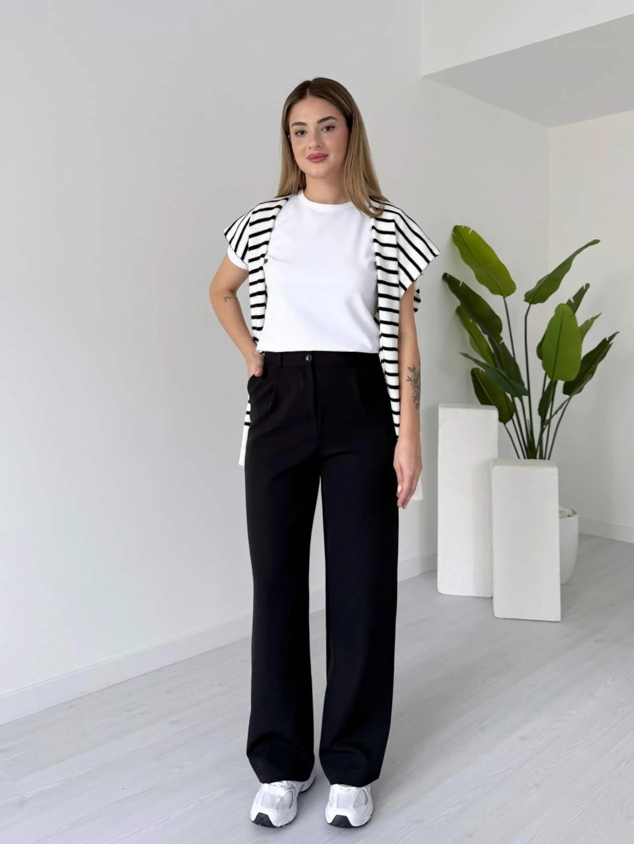 Palazzo Kumaş Pantolon