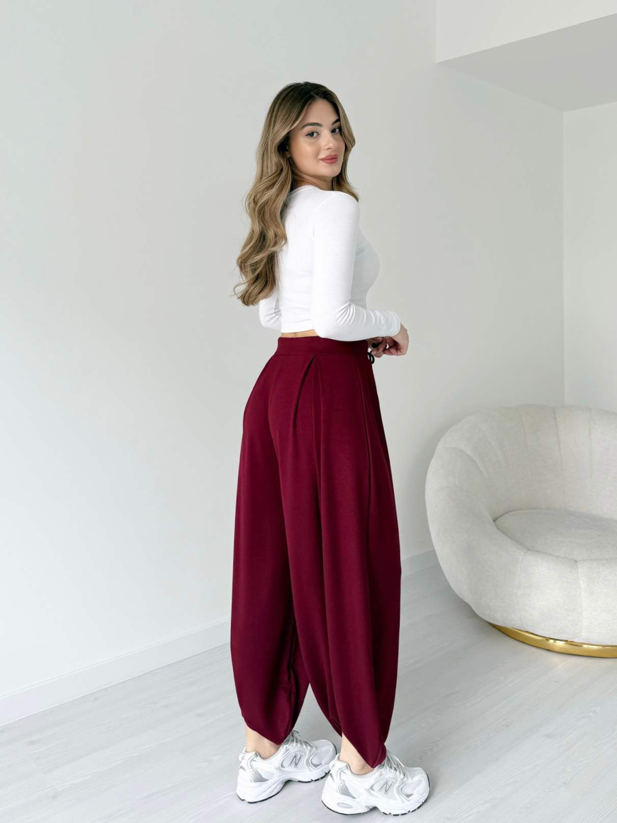 Modal Kumaş Şalvar Pantolon