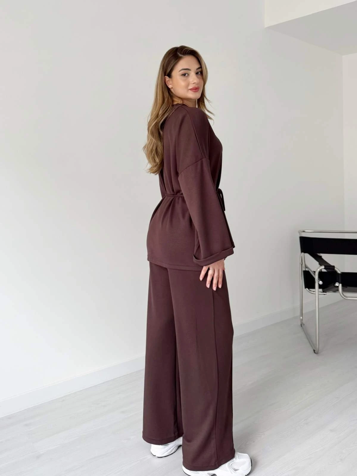 Bağlama Detaylı Modal Kumaş İkili Takım