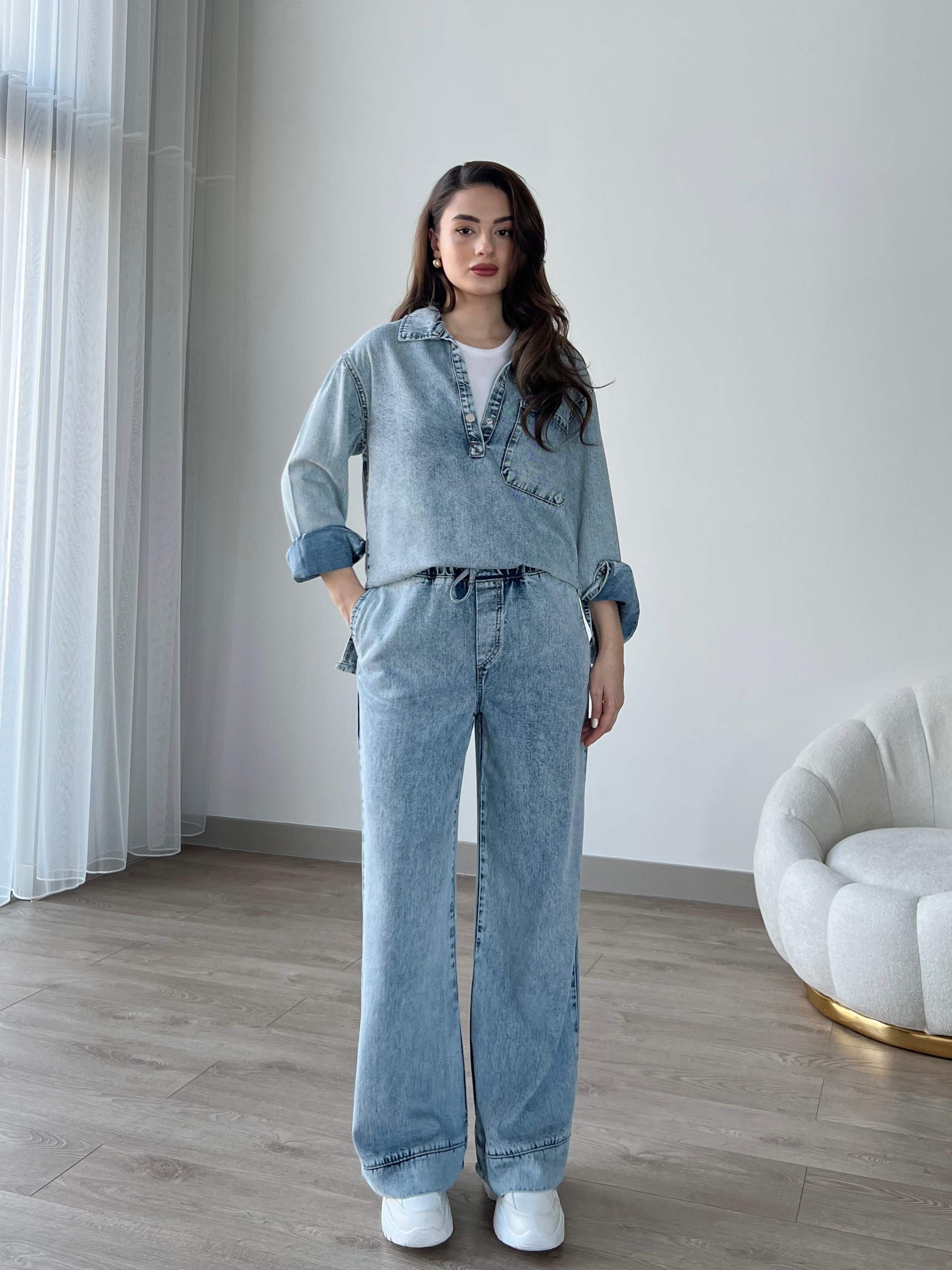 ALICIA İkili Denim Takım