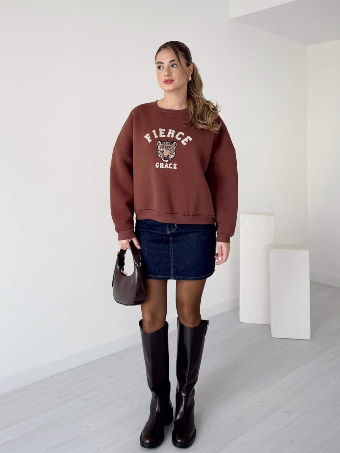 TIGER İçi Polar Sweatshirt