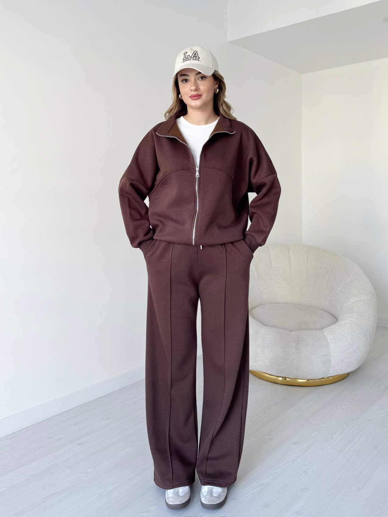 Üç İplik Fermuarlı STREET Eşofman Takımı