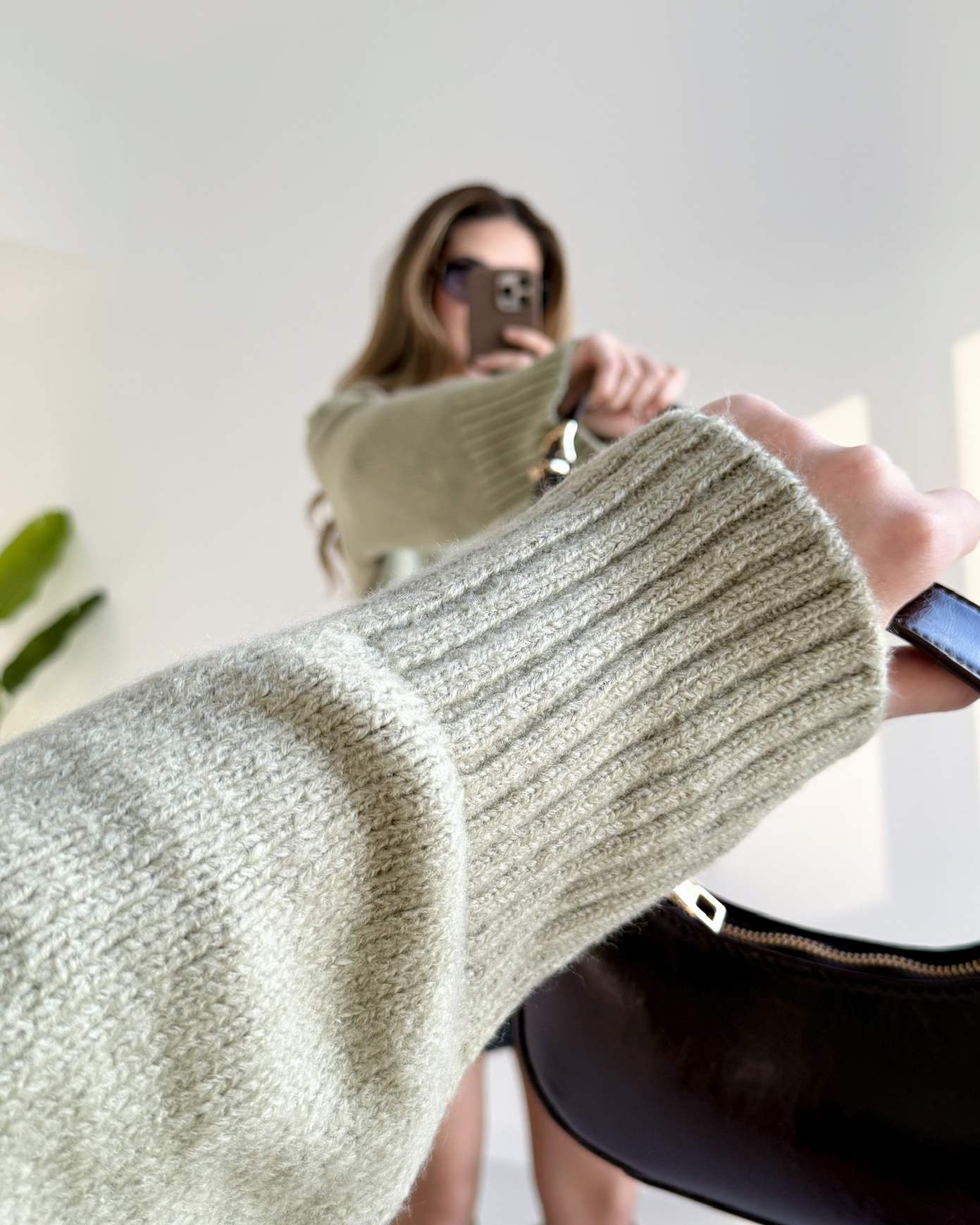 Bisiklet Yaka Oversize Kazak