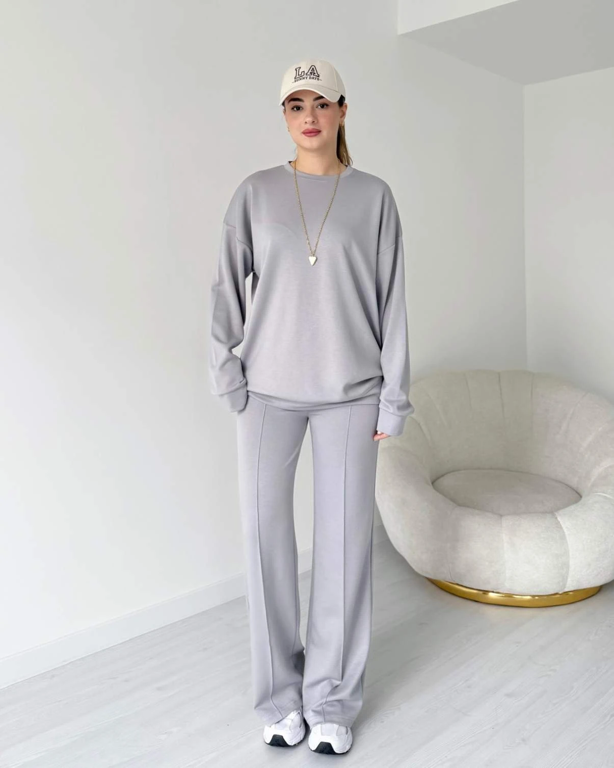 Oversize Kalıp Oysh Modal İkili Takım