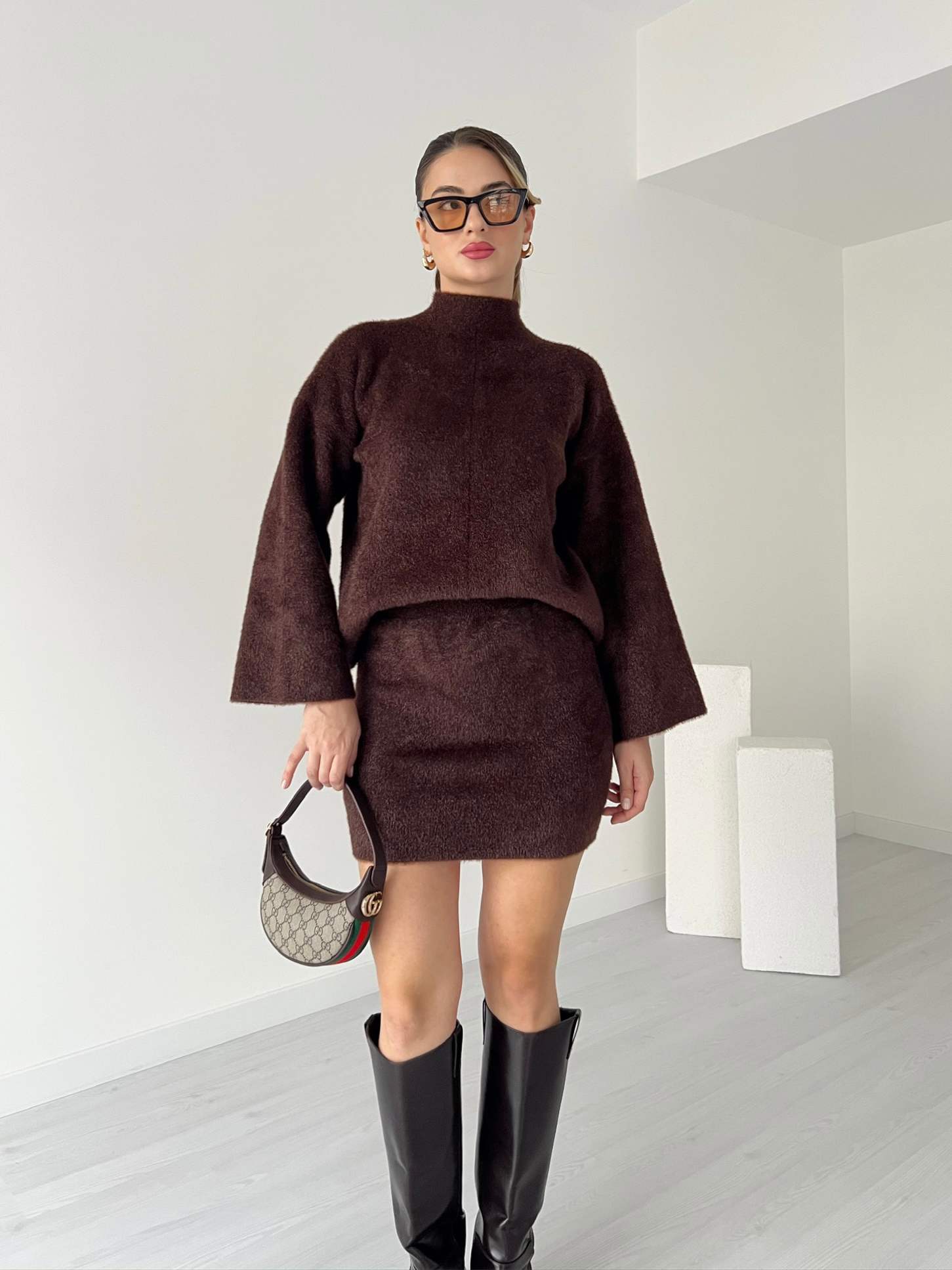 Yumoş Etekli Triko Takım