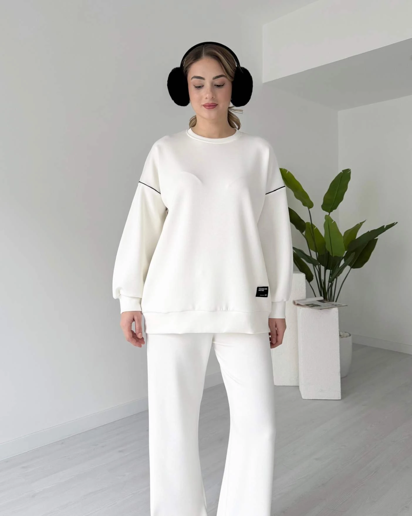 Arma Detaylı Oversize Eşofman Takımı