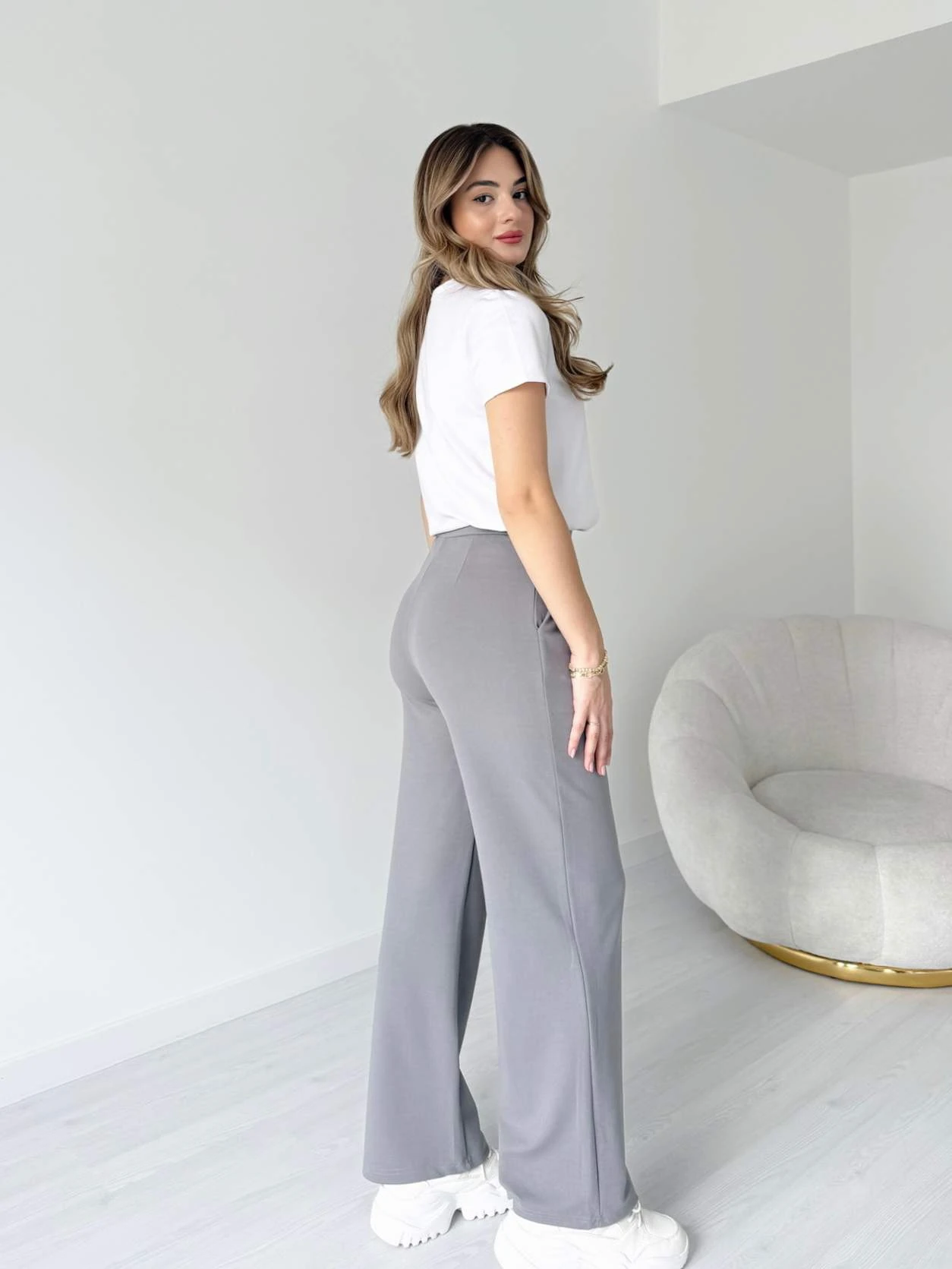 Cırtlı Palazzo Pantolon