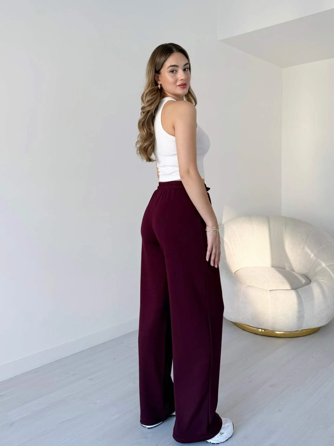 Beli Lastikli Modal Pantolon