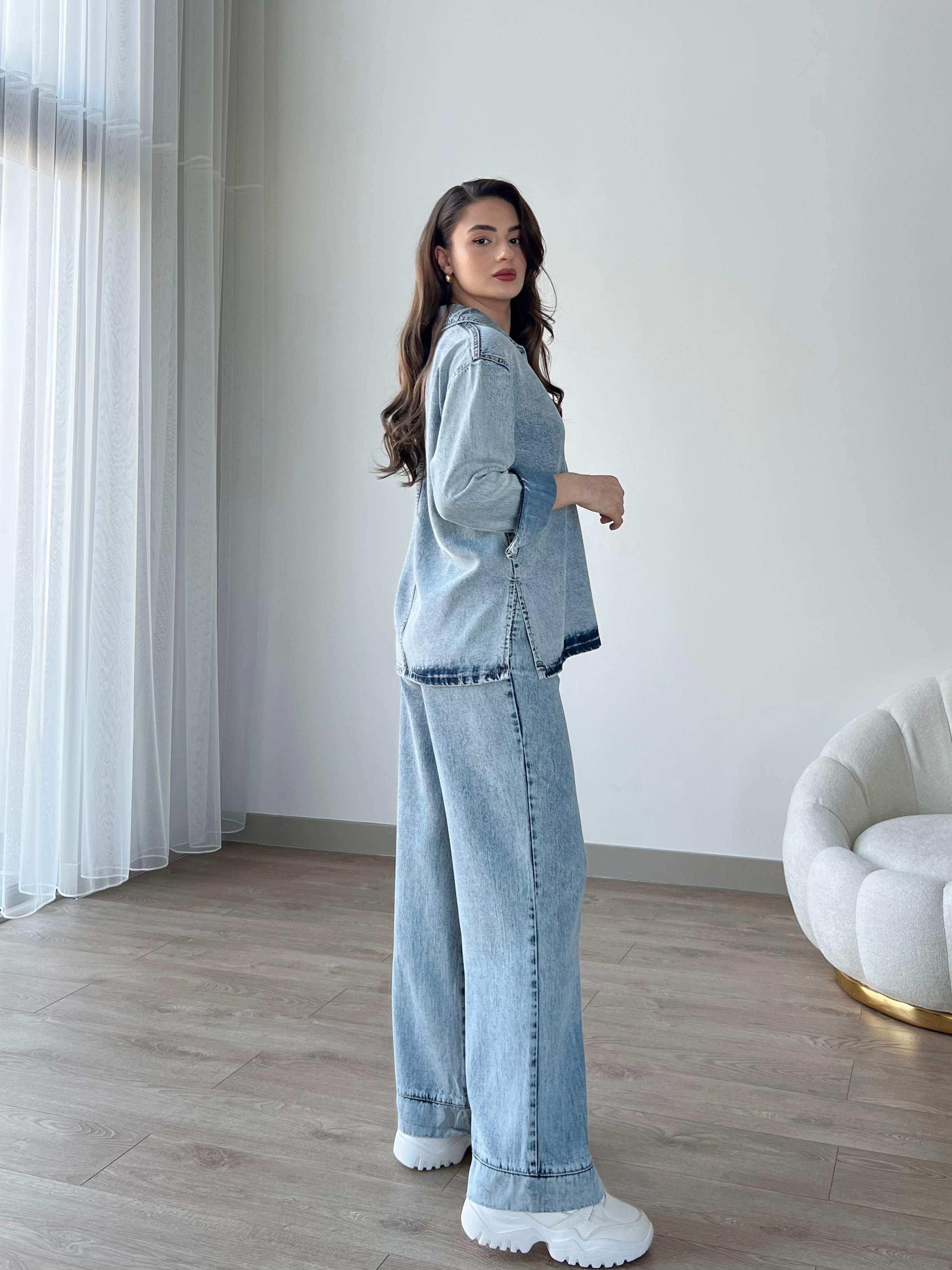 ALICIA İkili Denim Takım