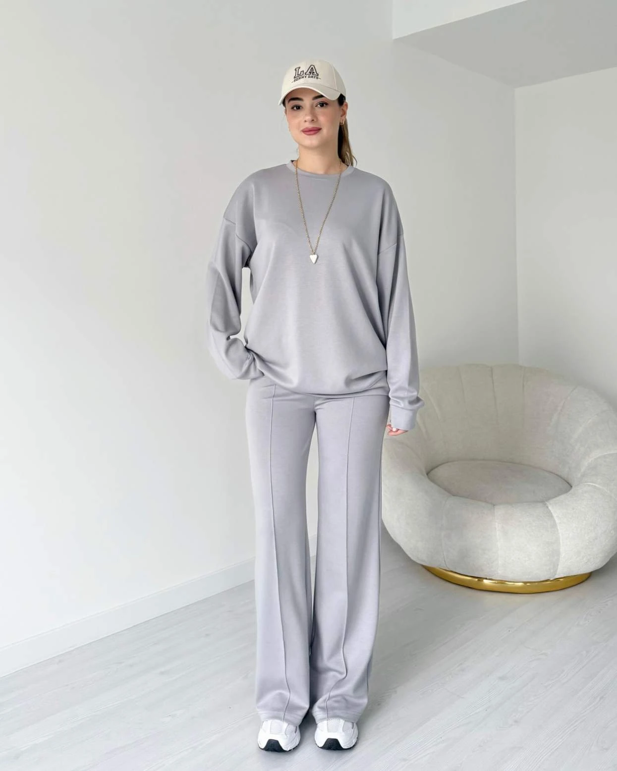 Oversize Kalıp Oysh Modal İkili Takım