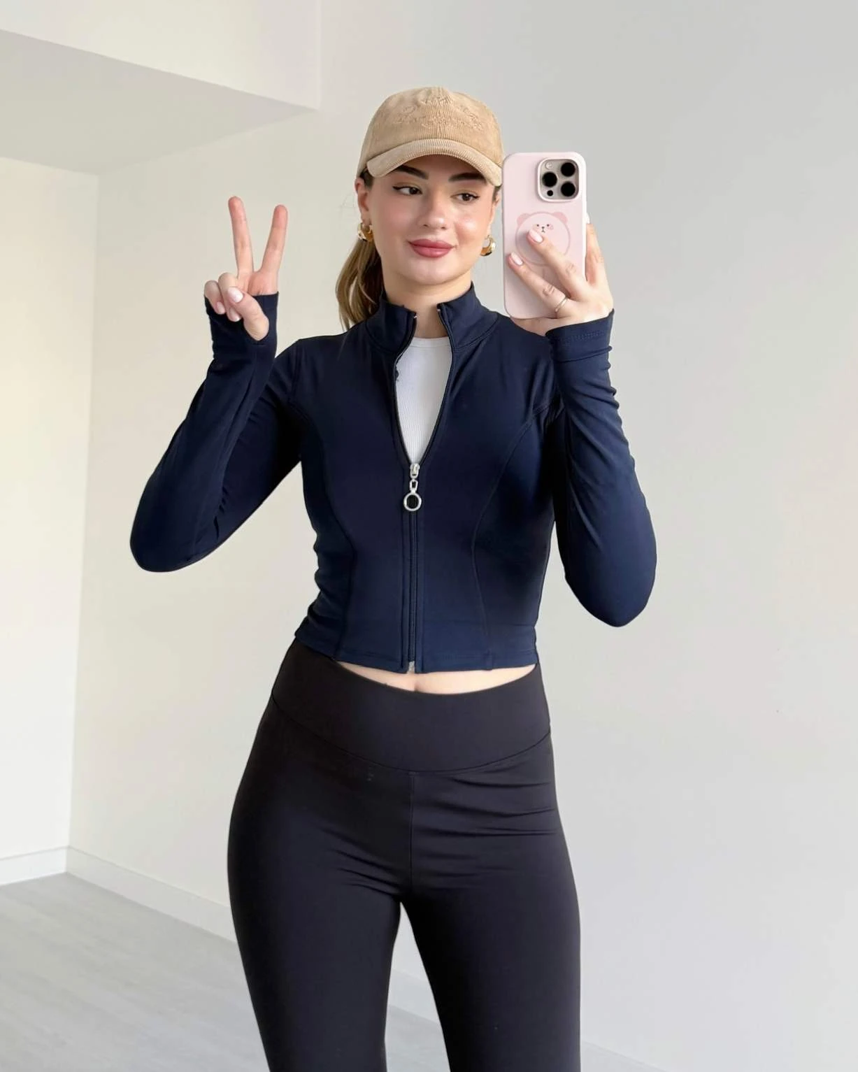 Parmak Geçirmeli Spor Ceket