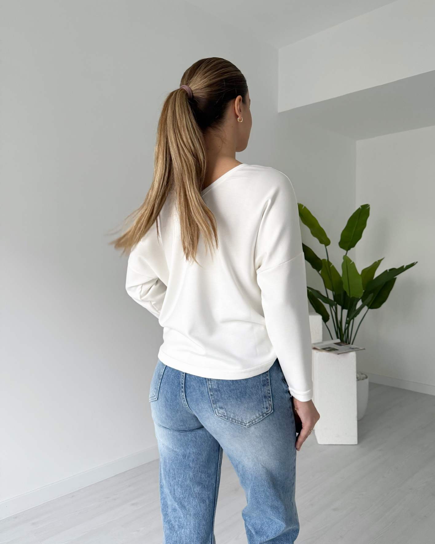 Ön Arka V Modal Bluz