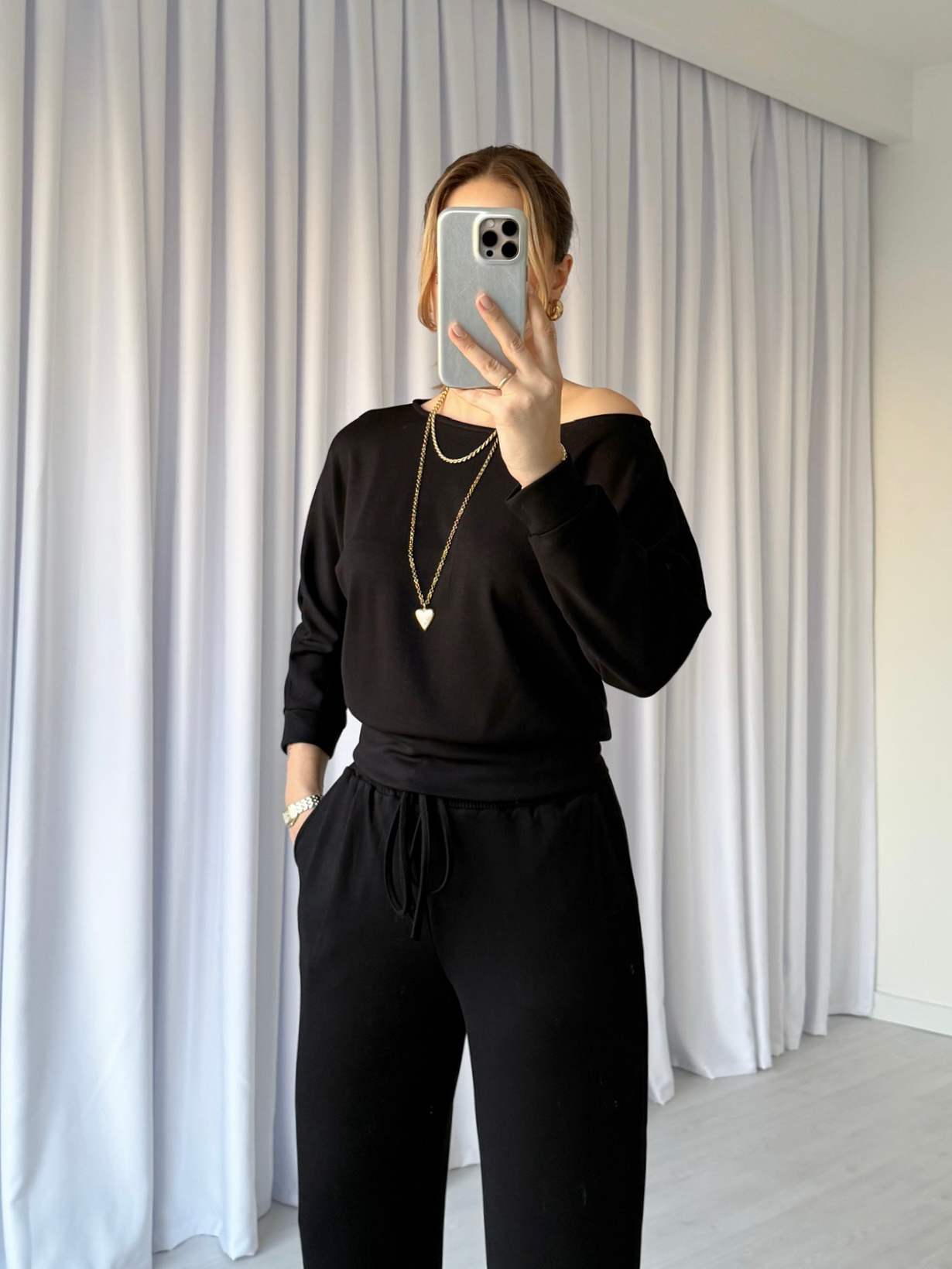 Kayık Yaka İkili Modal Takım