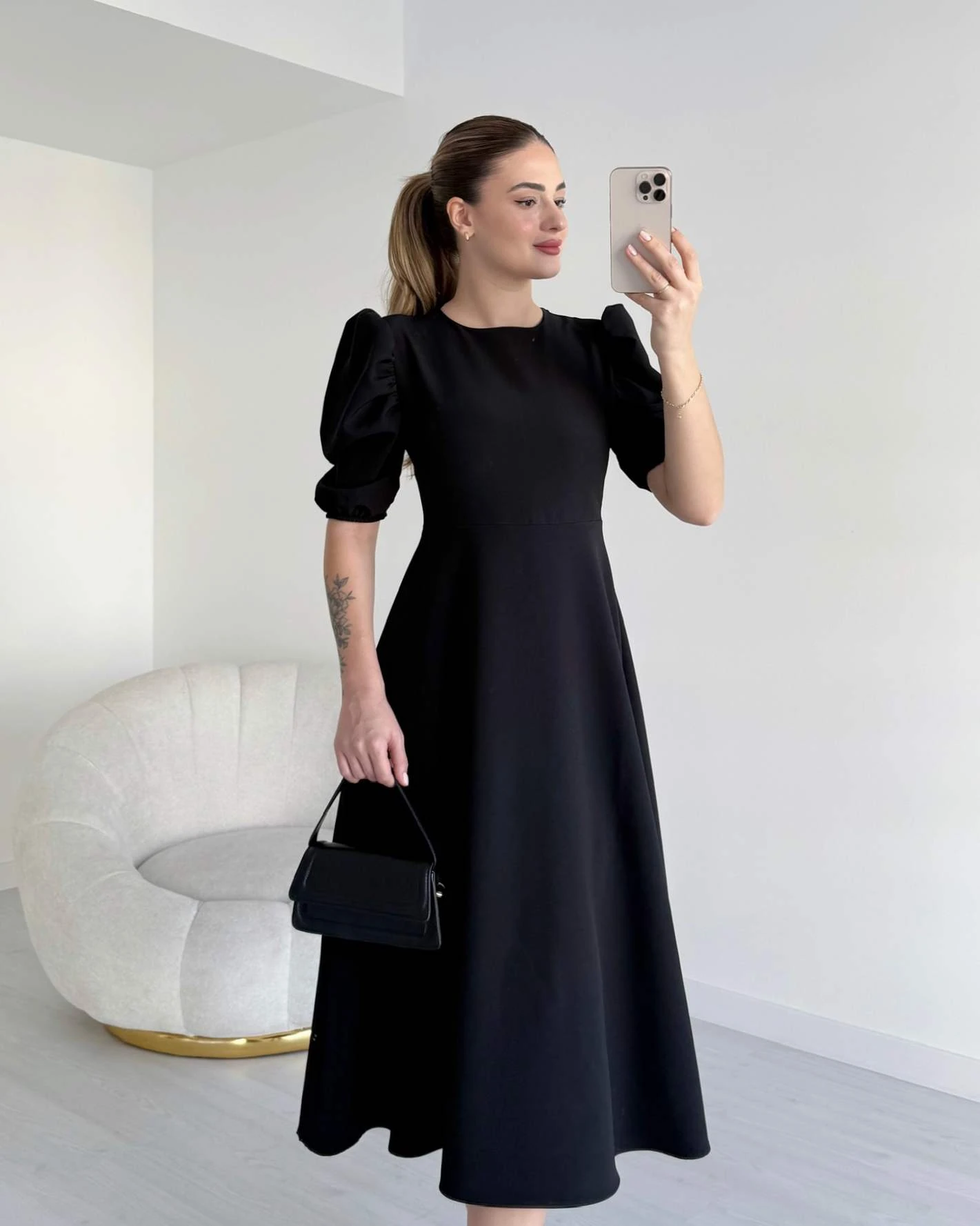 Prenses Kol HEIDI Elbise