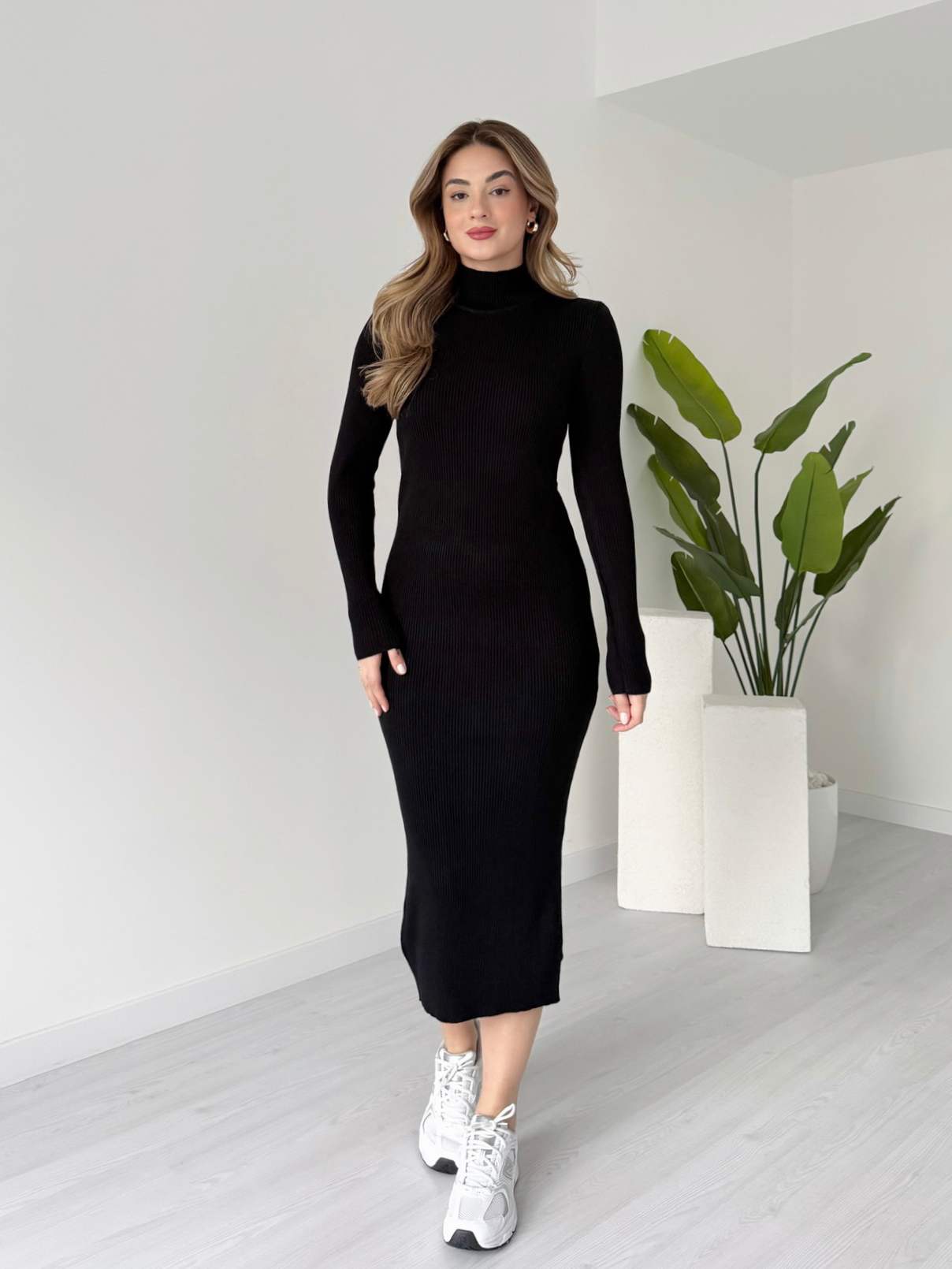 Midi Boy Basic Triko Elbise