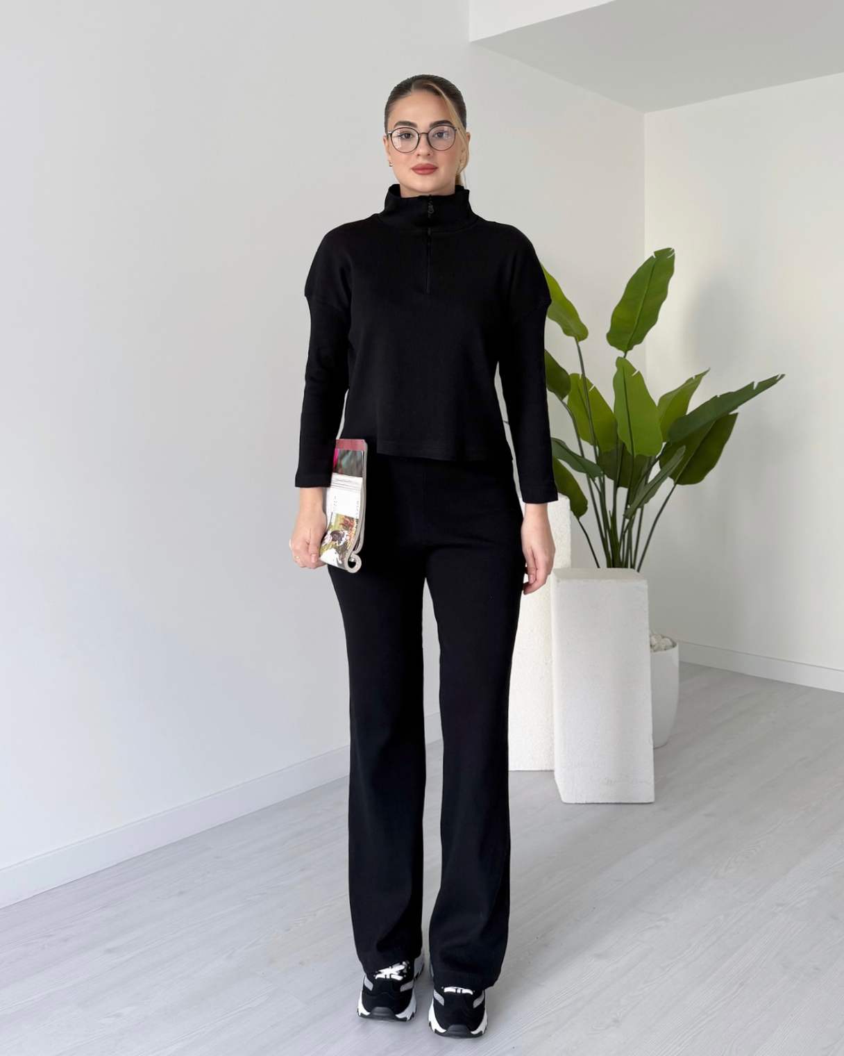 Yaka Fermuarlı İkili Takım