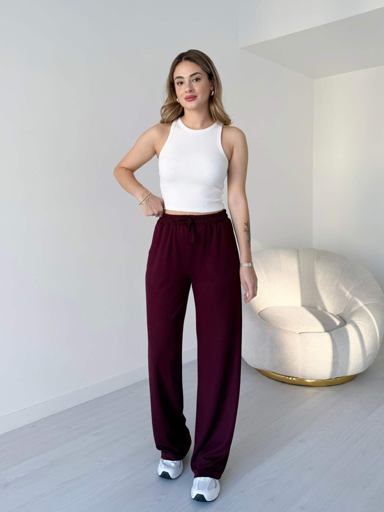 Beli Lastikli Modal Pantolon