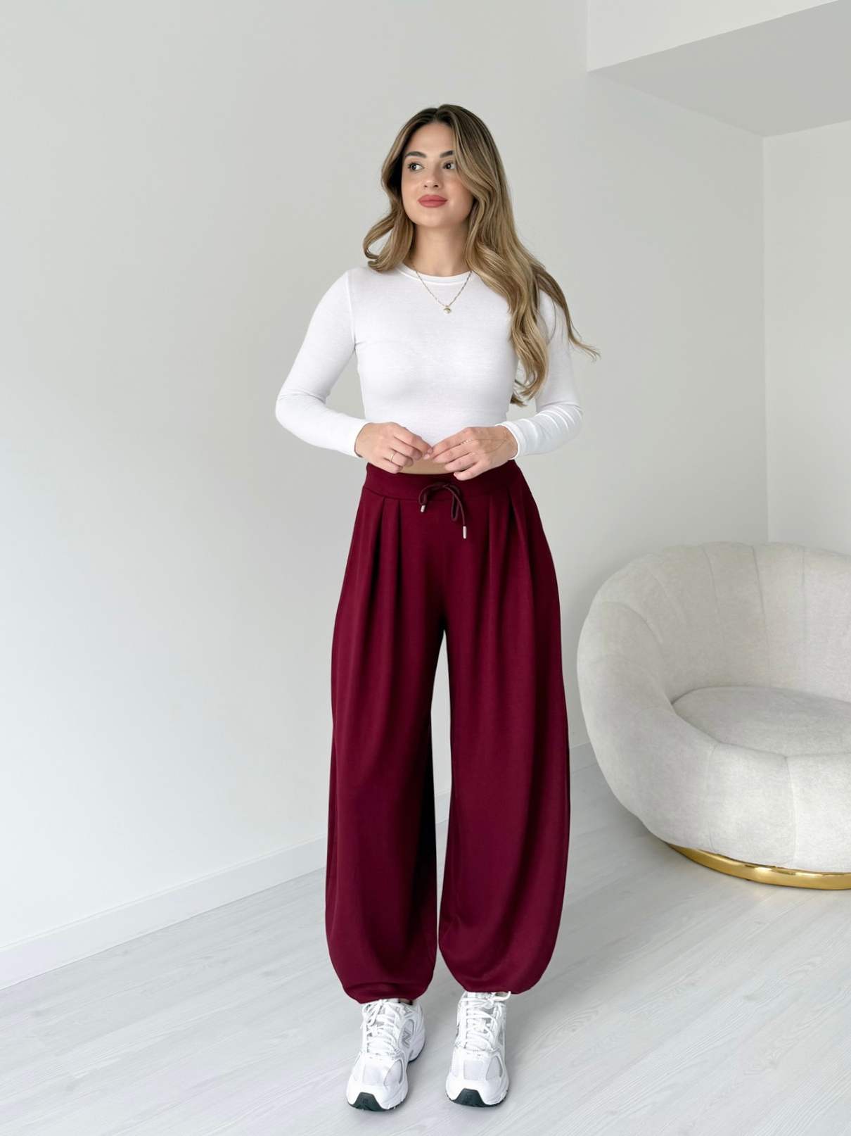 Modal Kumaş Şalvar Pantolon