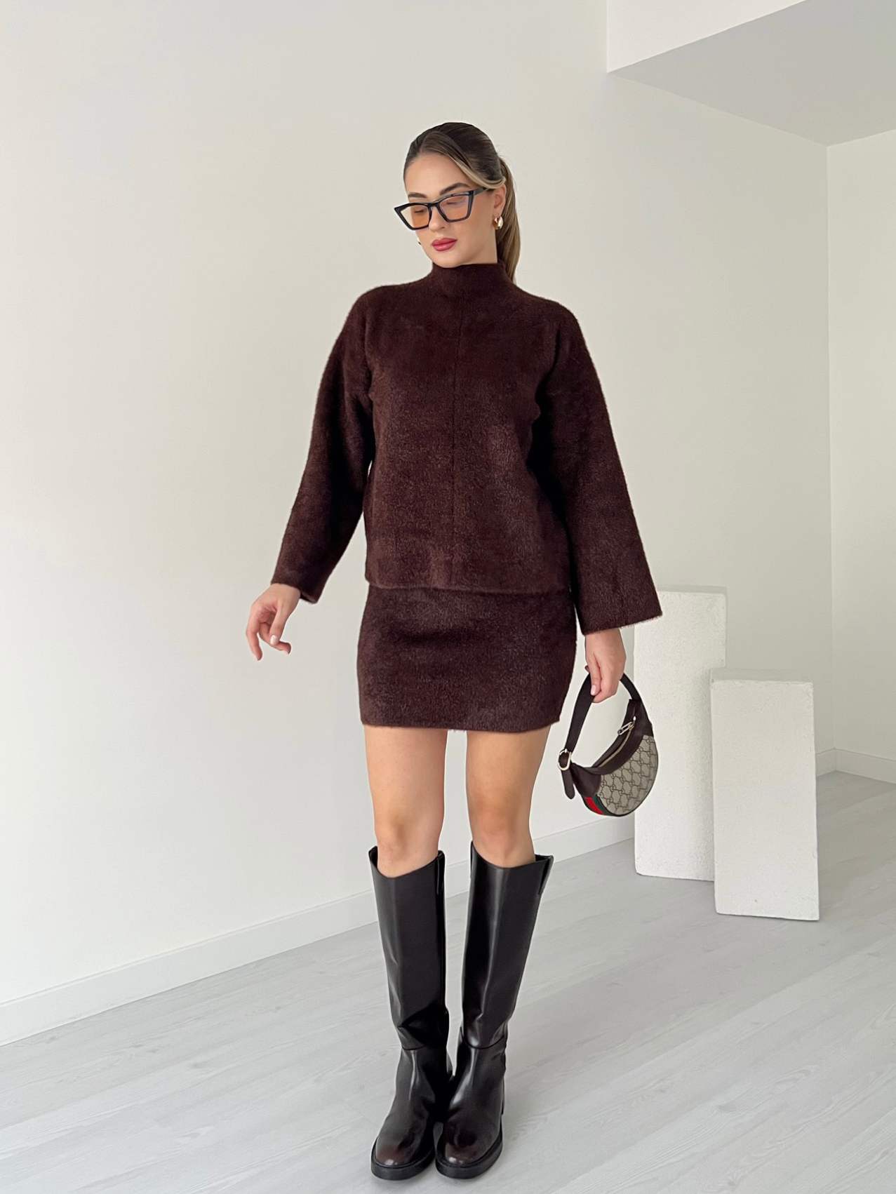 Yumoş Etekli Triko Takım