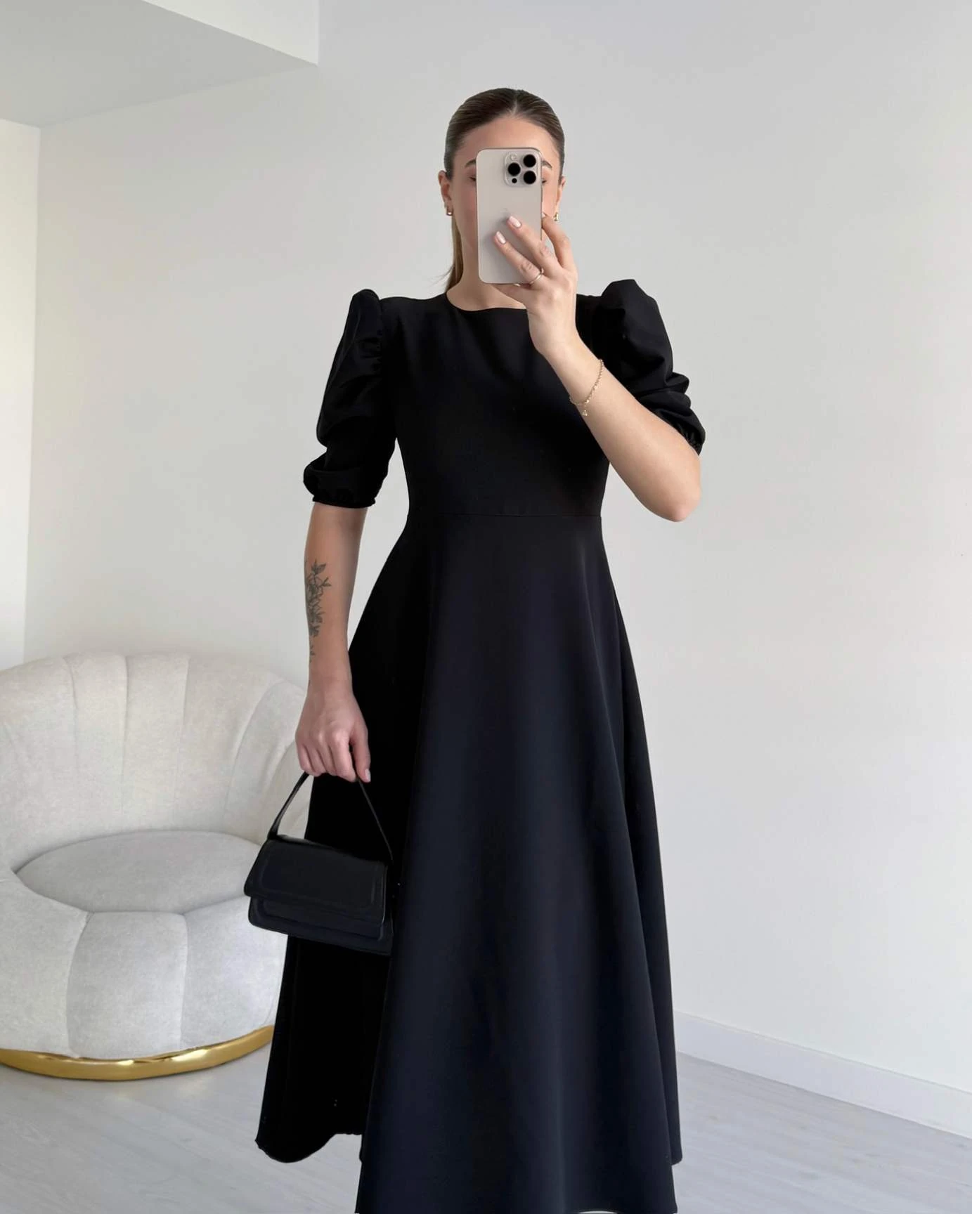 Prenses Kol HEIDI Elbise