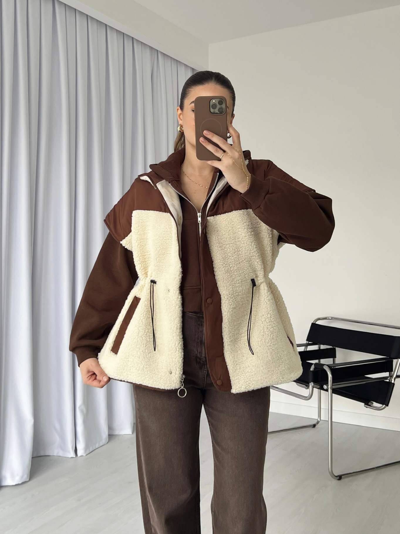 Garnili Peluş Yelek