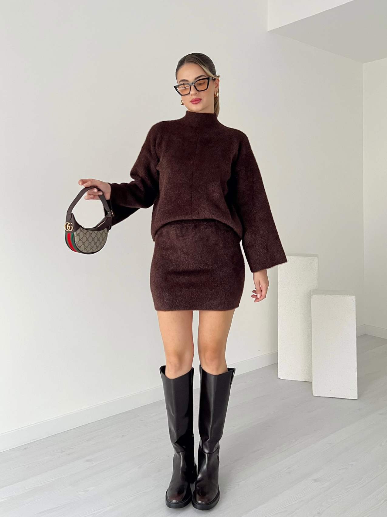 Yumoş Etekli Triko Takım