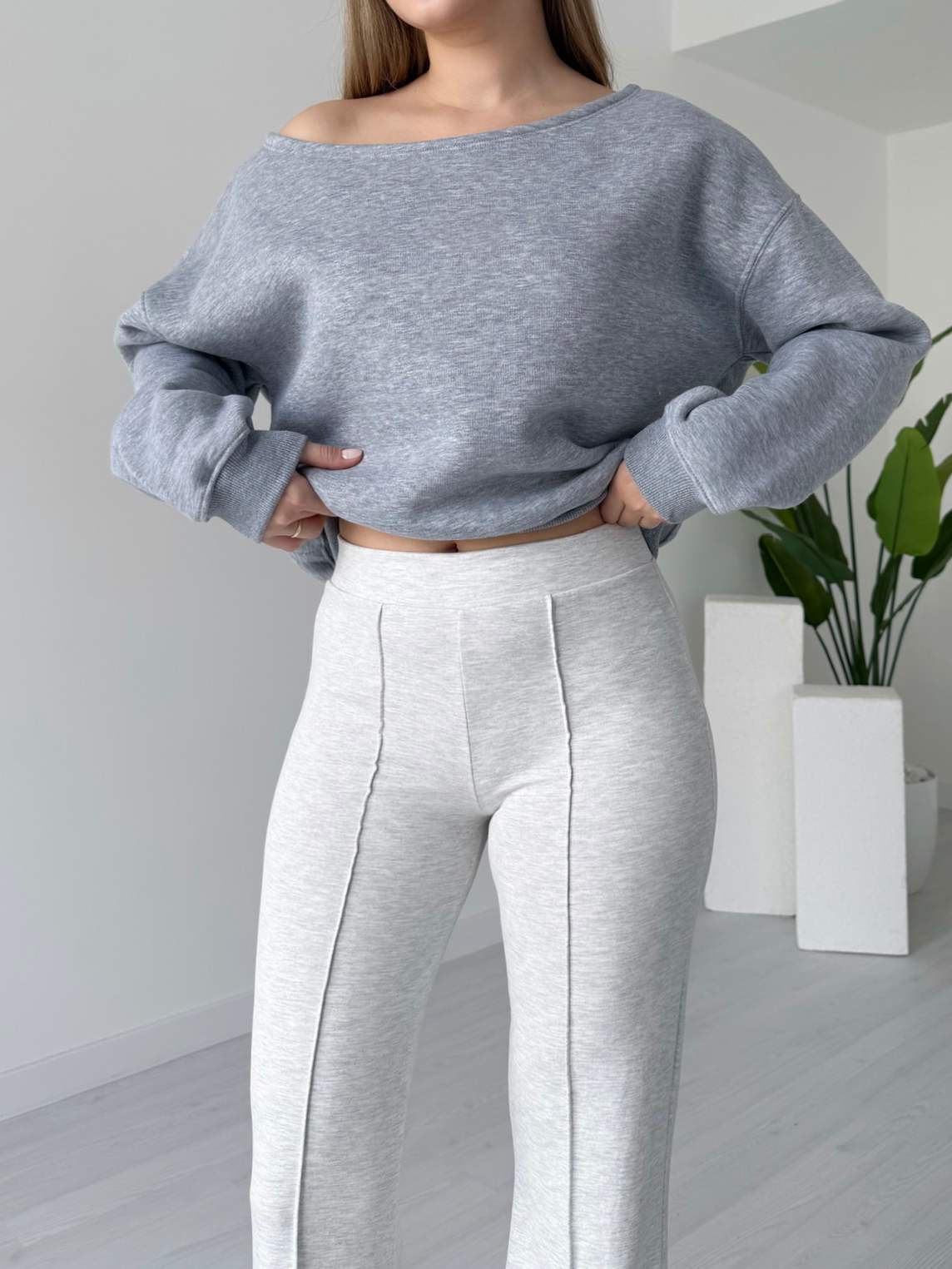 İspanyol Paça Çimalı Modal Tayt