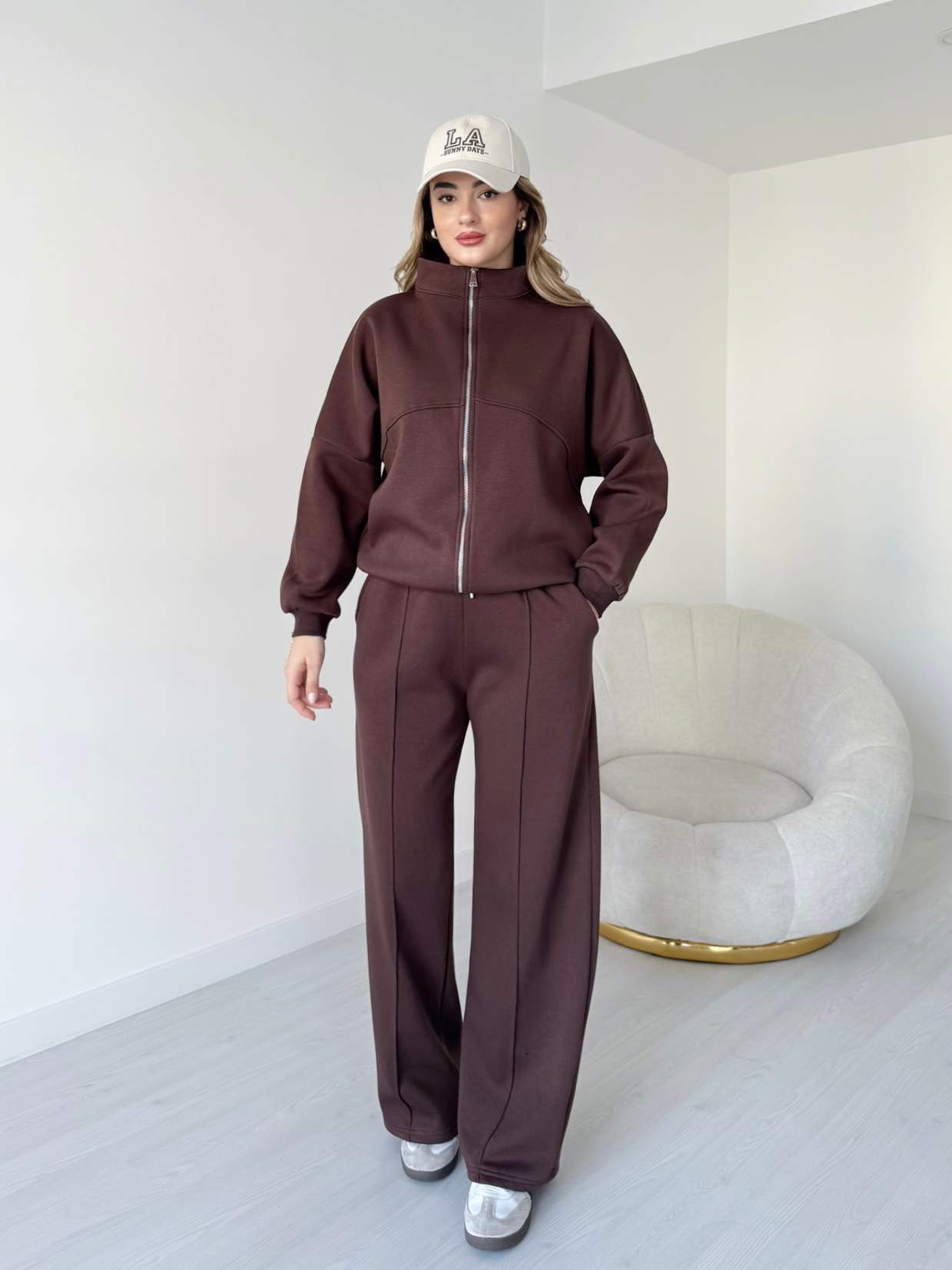 Üç İplik Fermuarlı STREET Eşofman Takımı