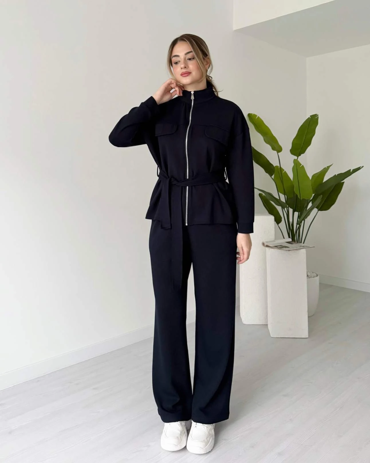 Beli Bağlamalı Modal İkili Takım