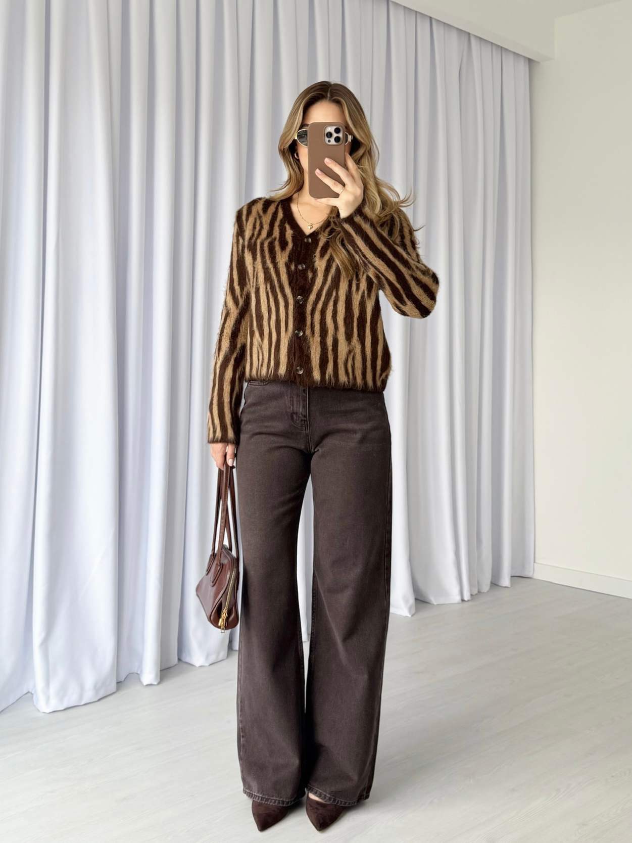 Desenli Yumoş Hırka