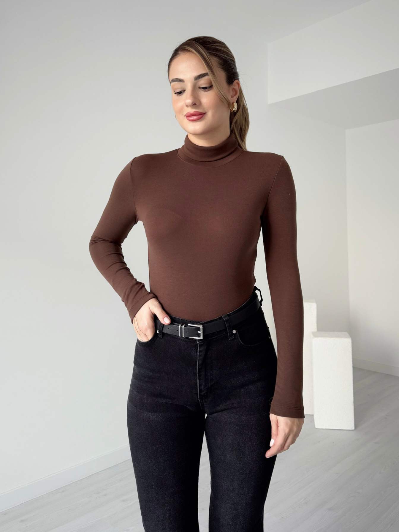 Balıkçı Yaka Modal Bluz