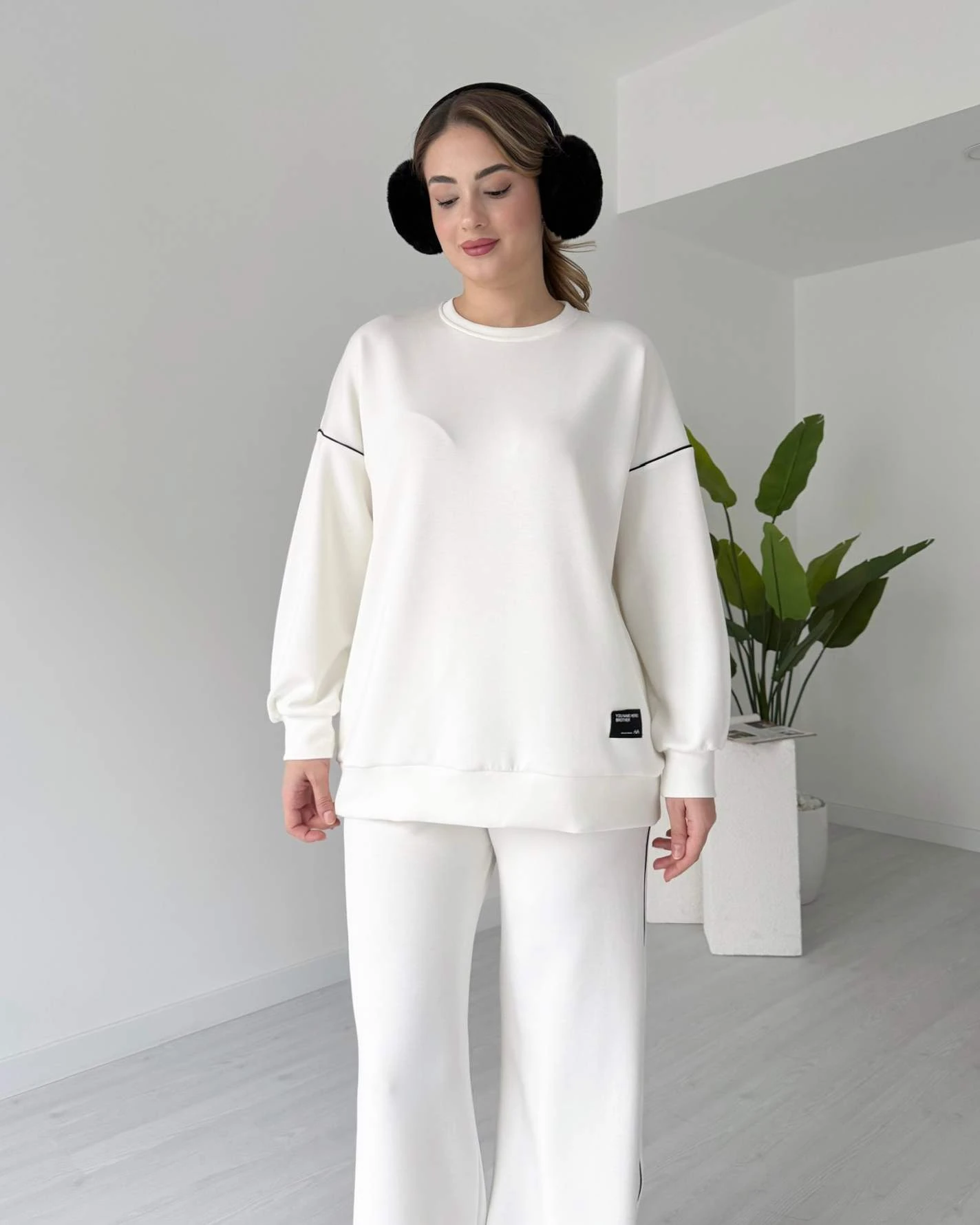 Arma Detaylı Oversize Eşofman Takımı