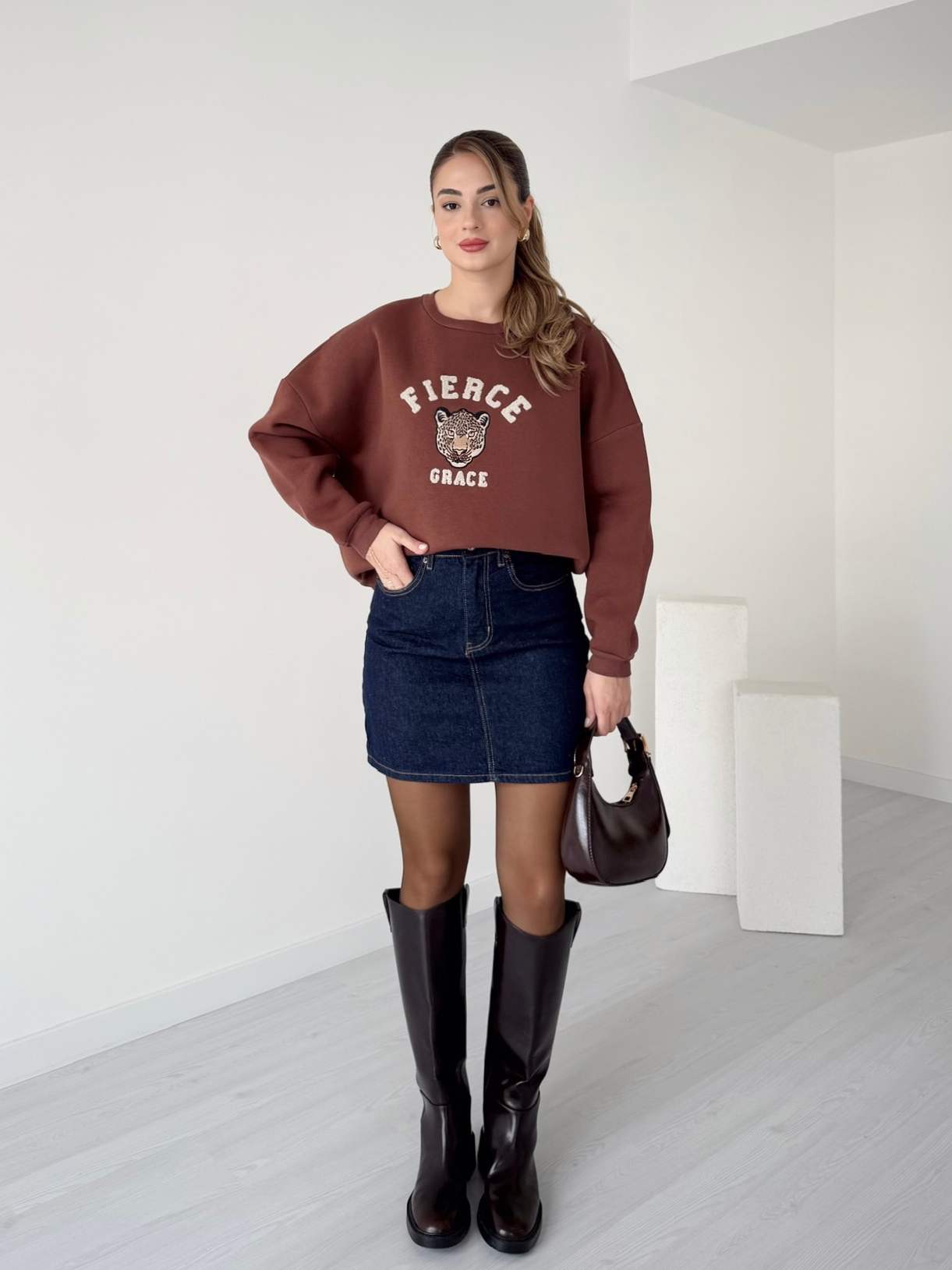 TIGER İçi Polar Sweatshirt