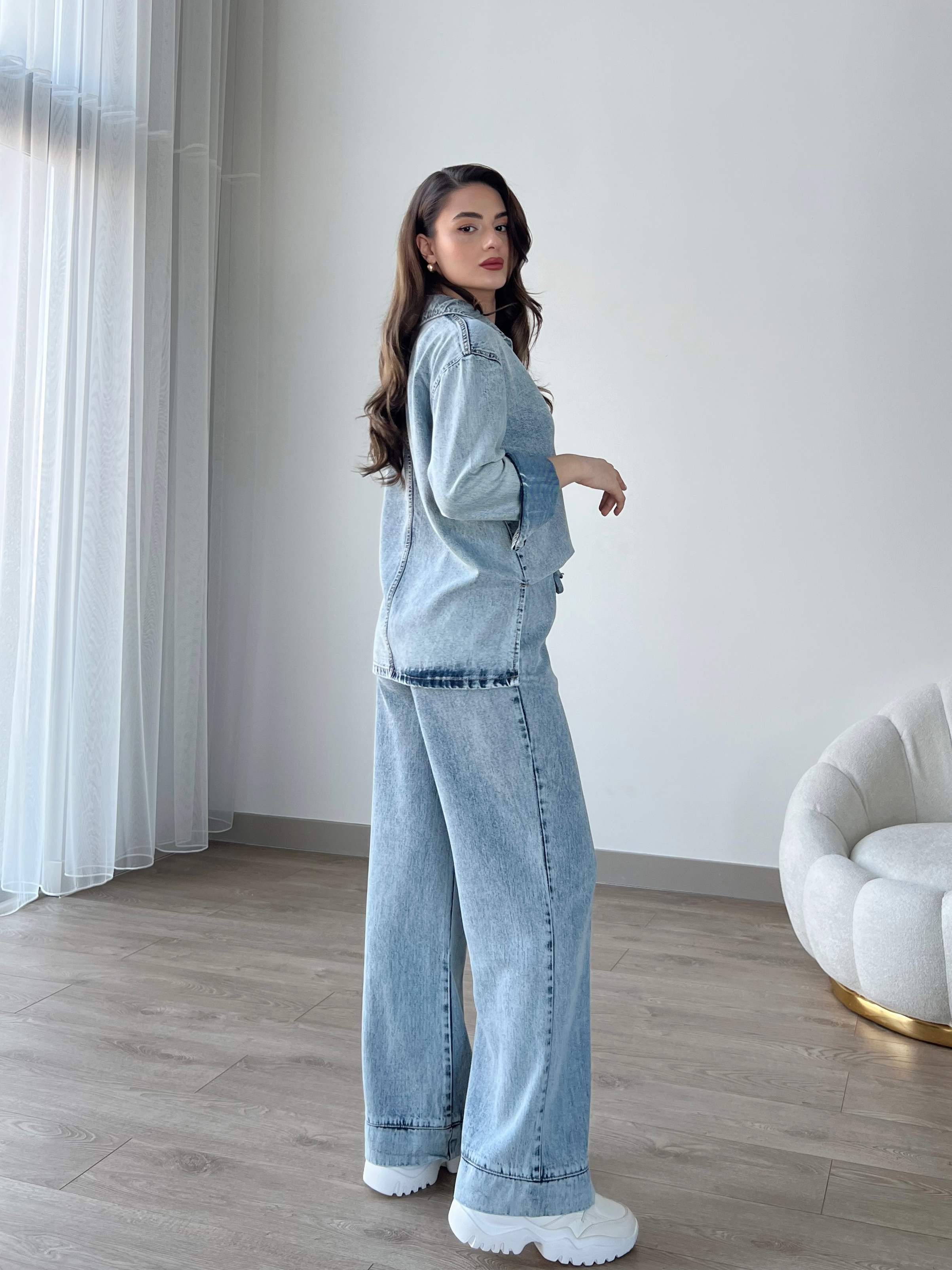 ALICIA İkili Denim Takım