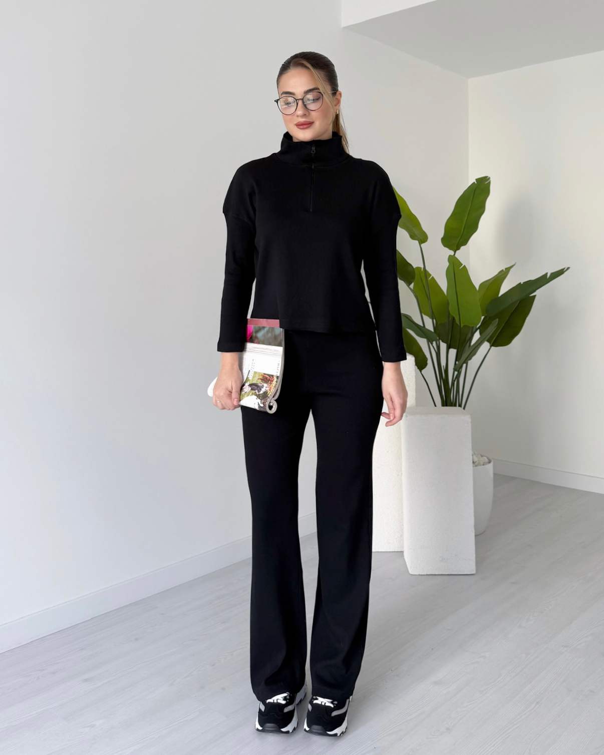 Yaka Fermuarlı İkili Takım