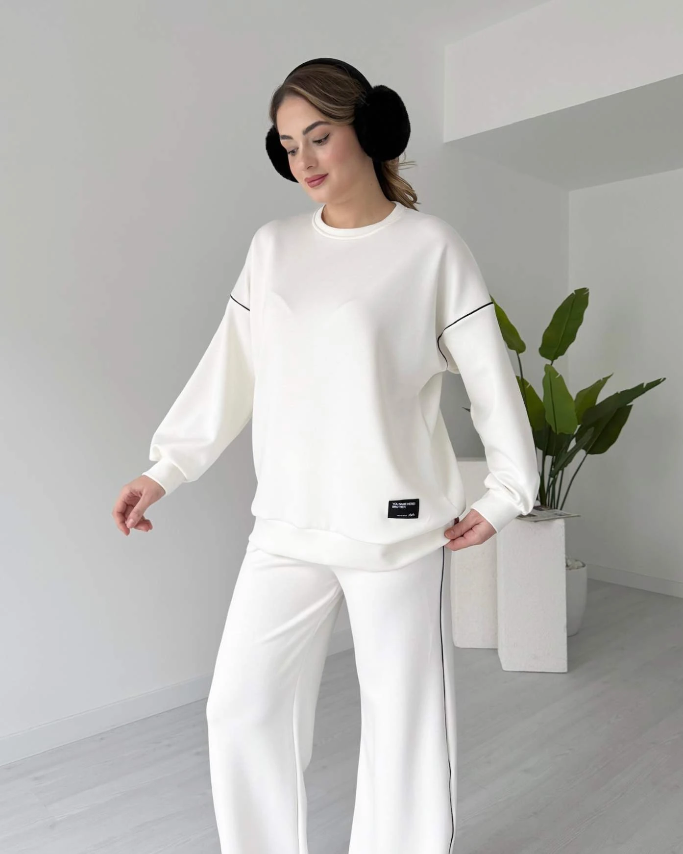 Arma Detaylı Oversize Eşofman Takımı