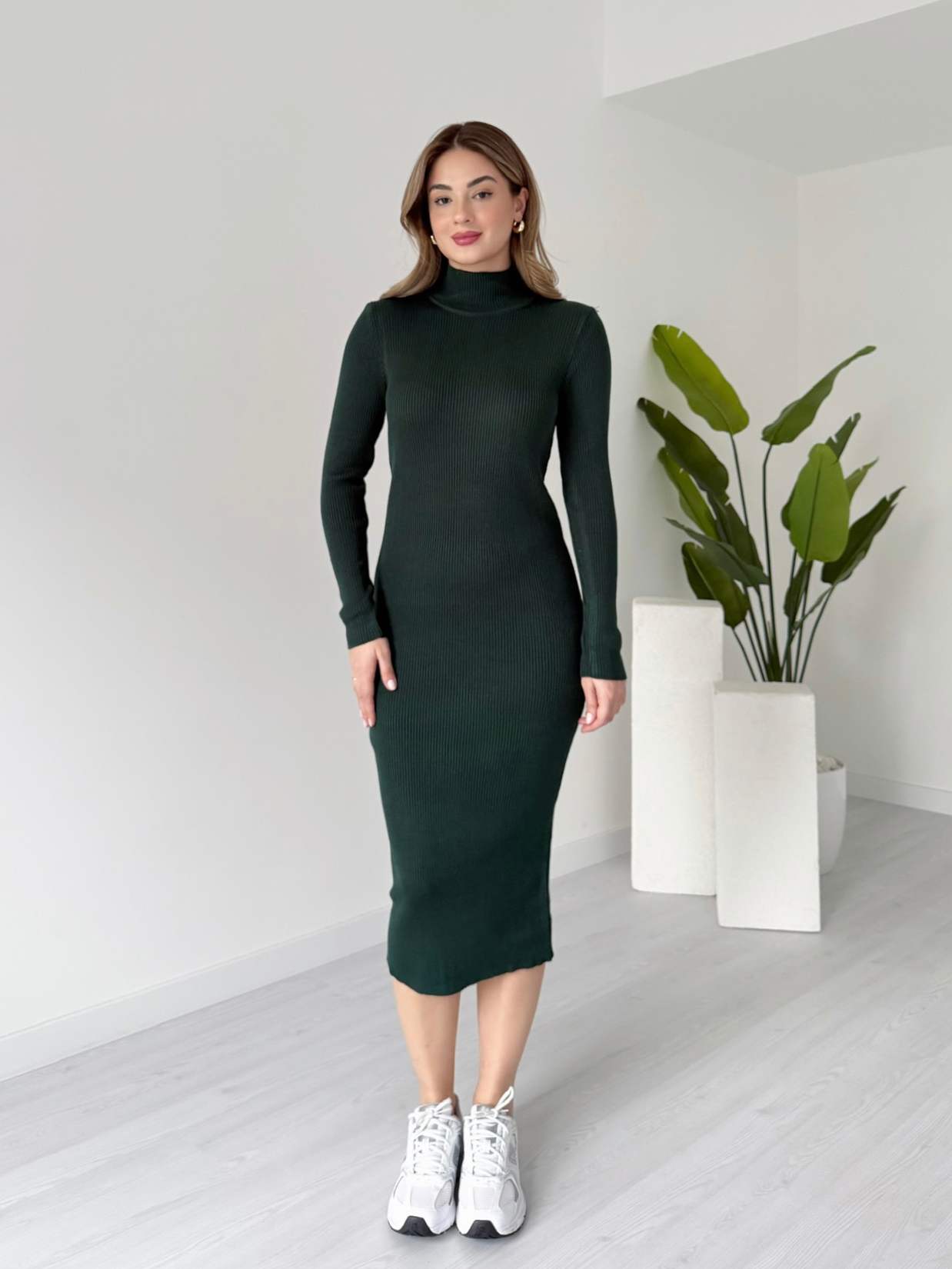 Midi Boy Basic Triko Elbise