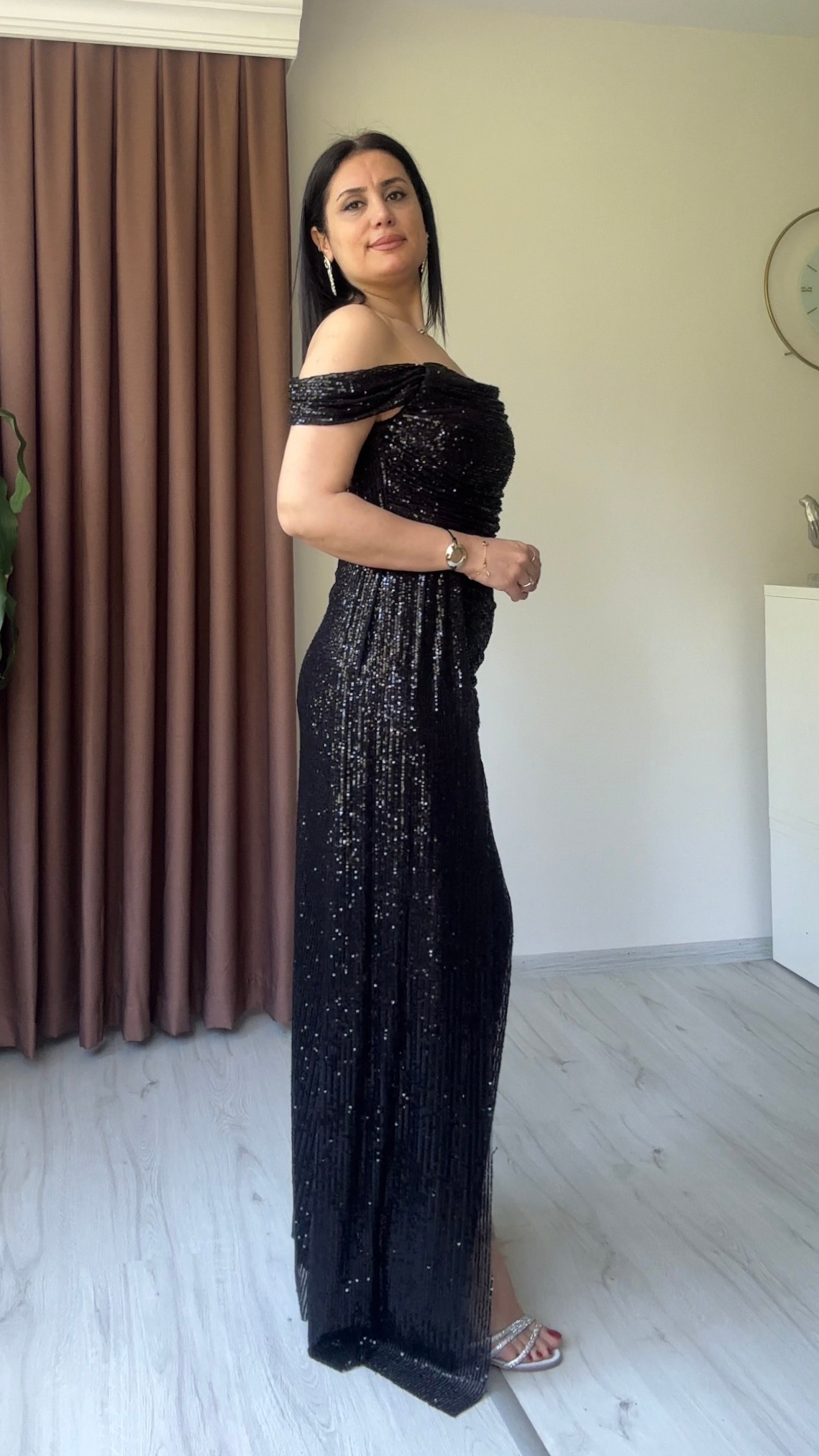 Fulya Payet Abiye - Siyah