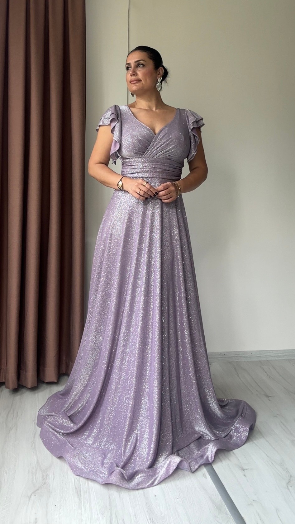 Kamara Simli Abiye - Lila