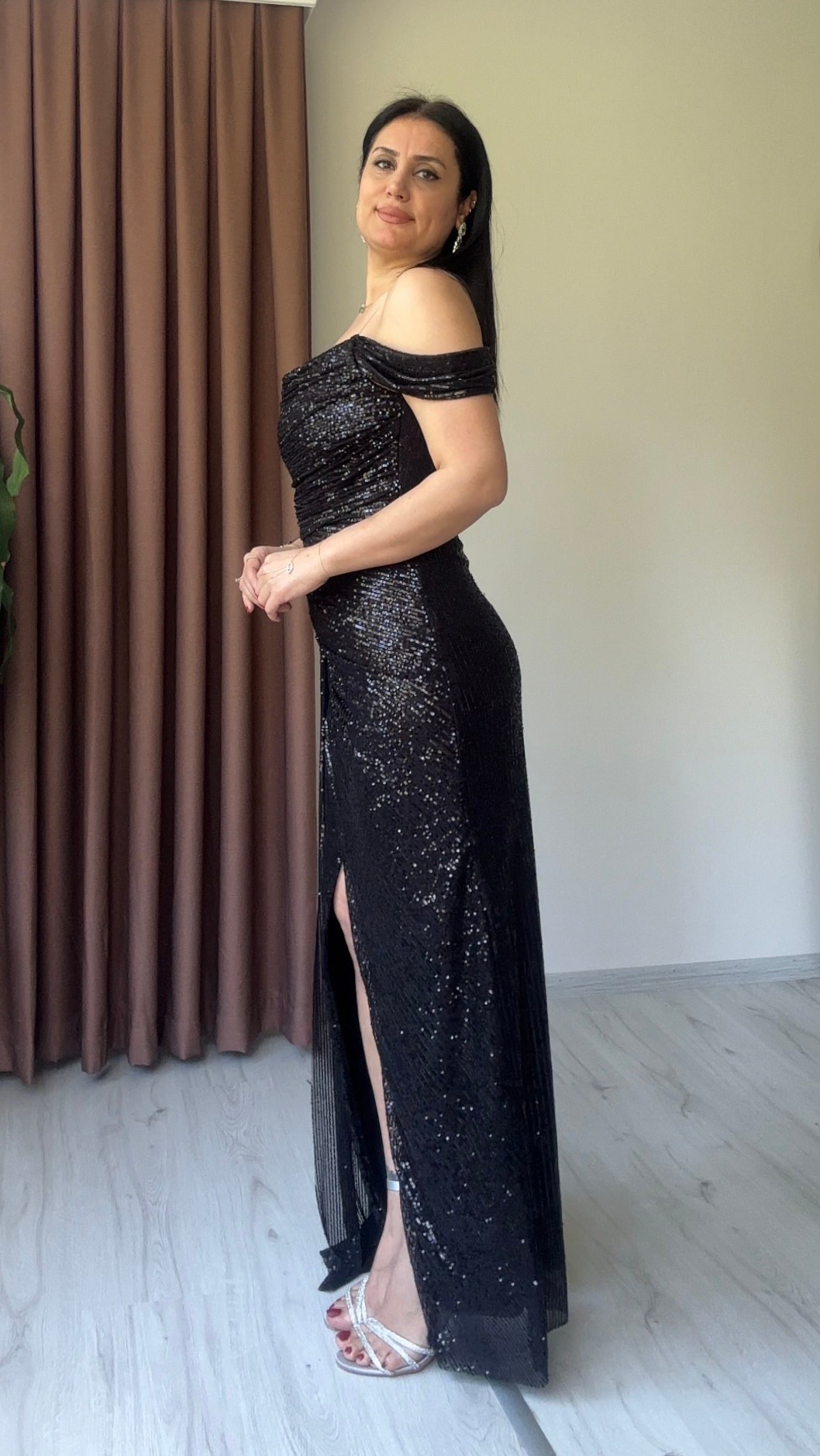 Fulya Payet Abiye - Siyah