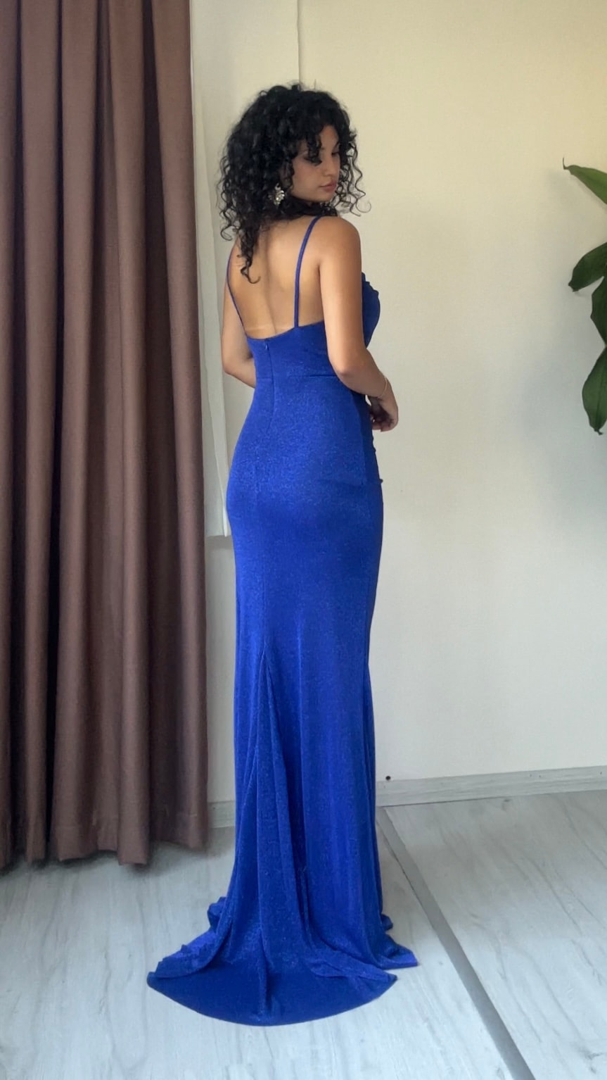 Zerra Drapeli Abiye - Saks
