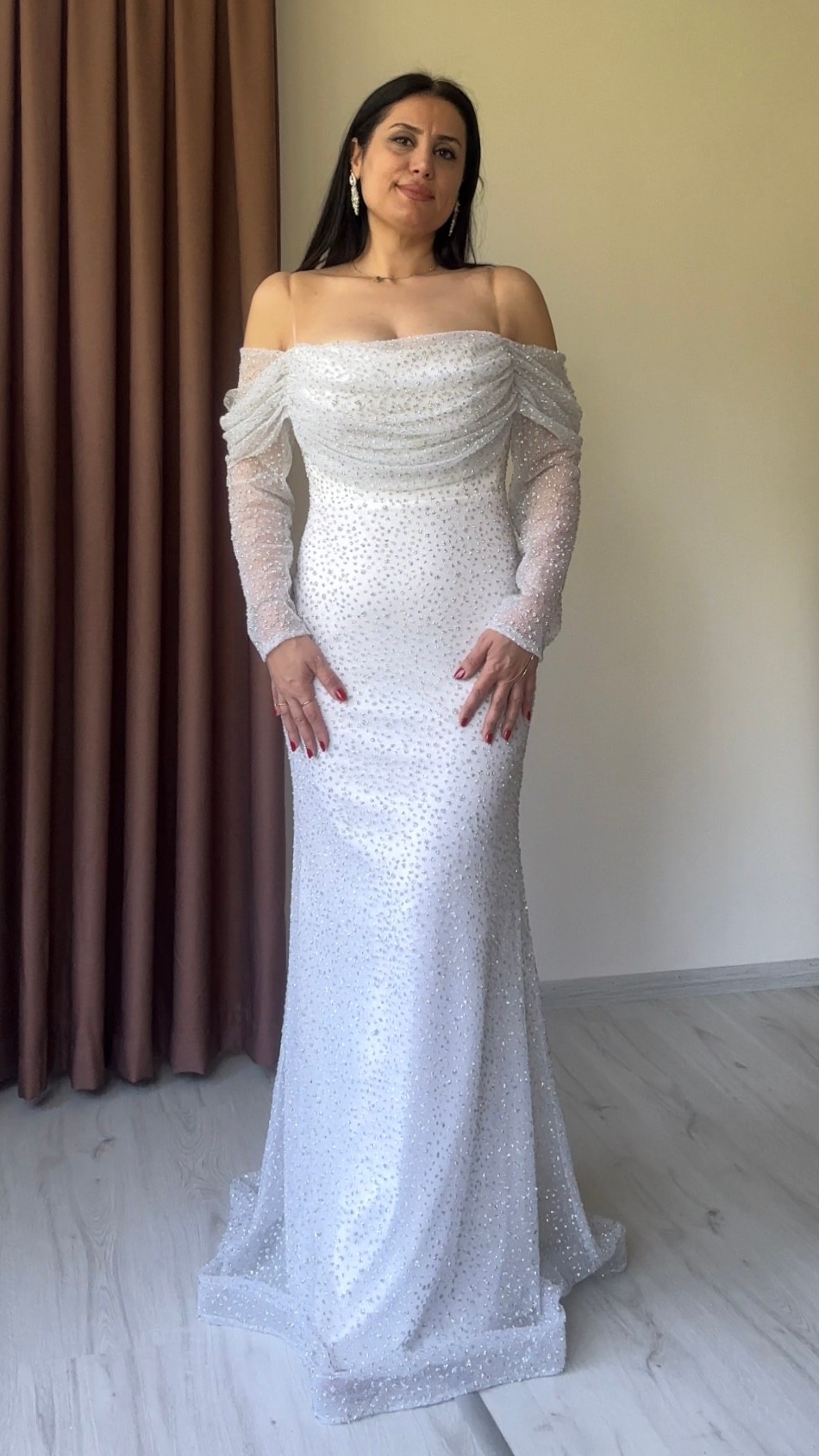 Monica Taşlı Tasarım Abiye
